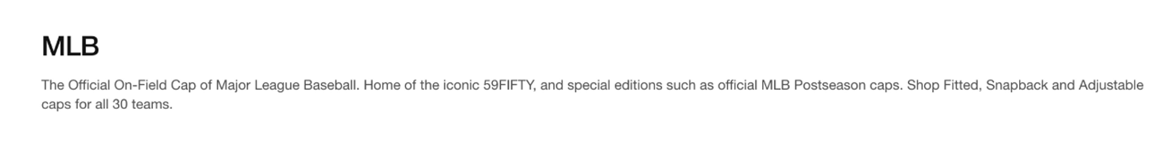 New Era Cap's partnership with MLB