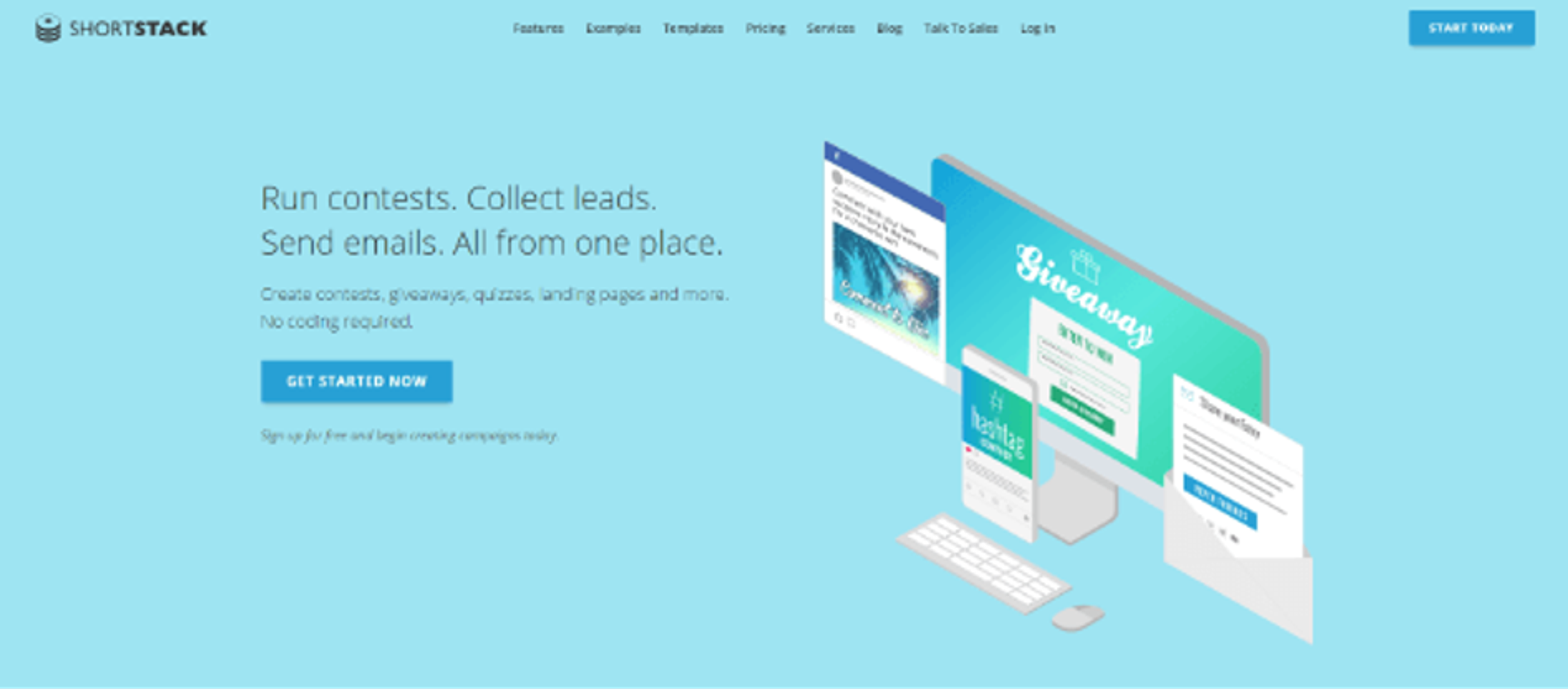 ShortStack contests and giveaways tool