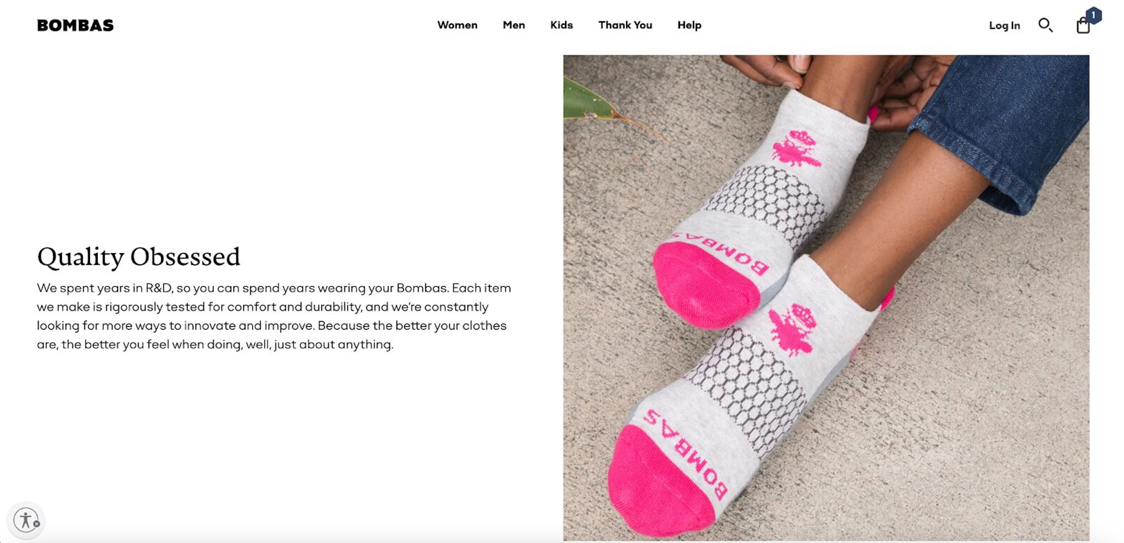 Bombas website