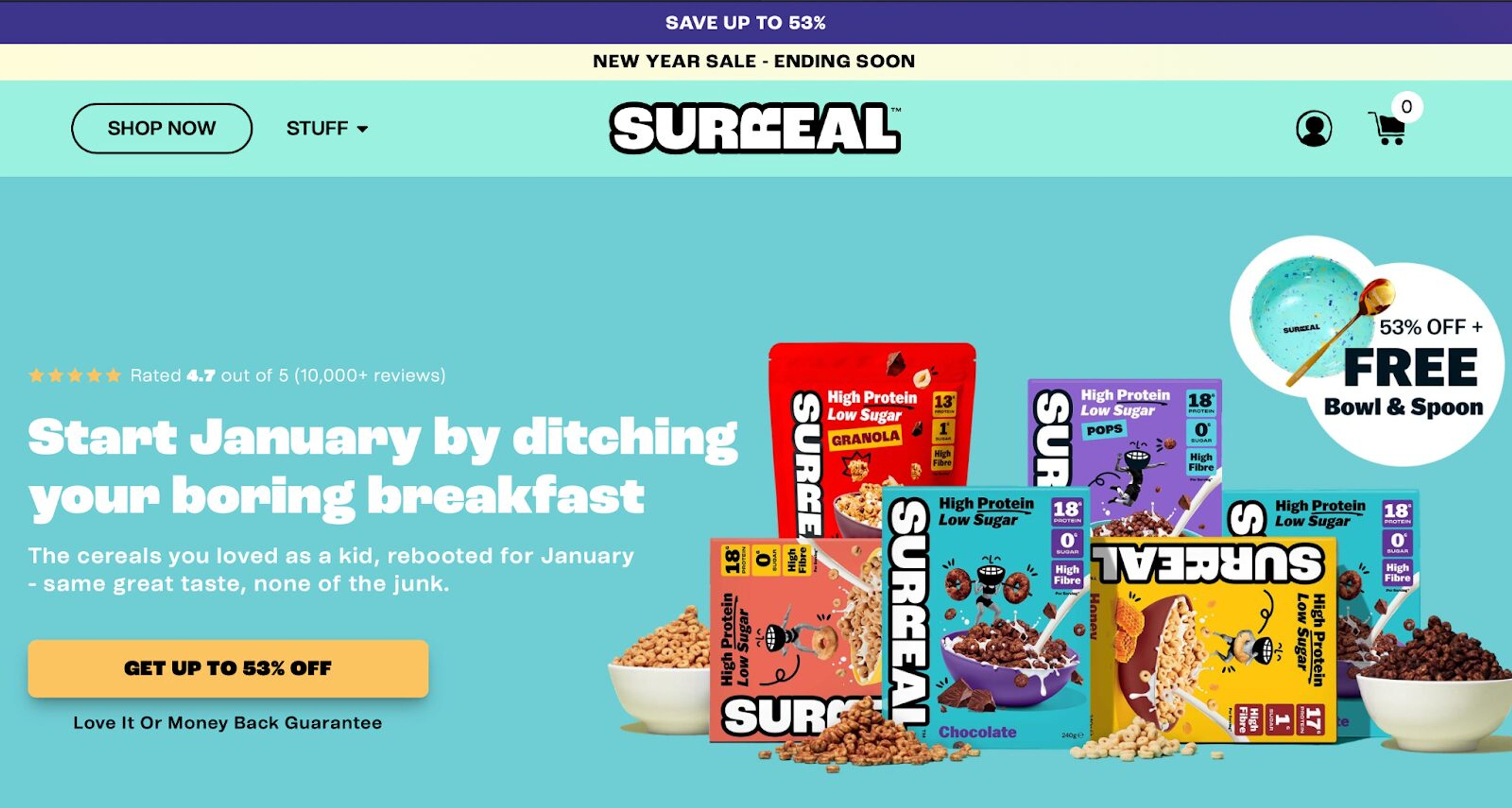 Illustration for: Surreal Cereal’s Marketing Strategy: How They Built a £1.5M Brand with Zero Sugar and Zero Rules