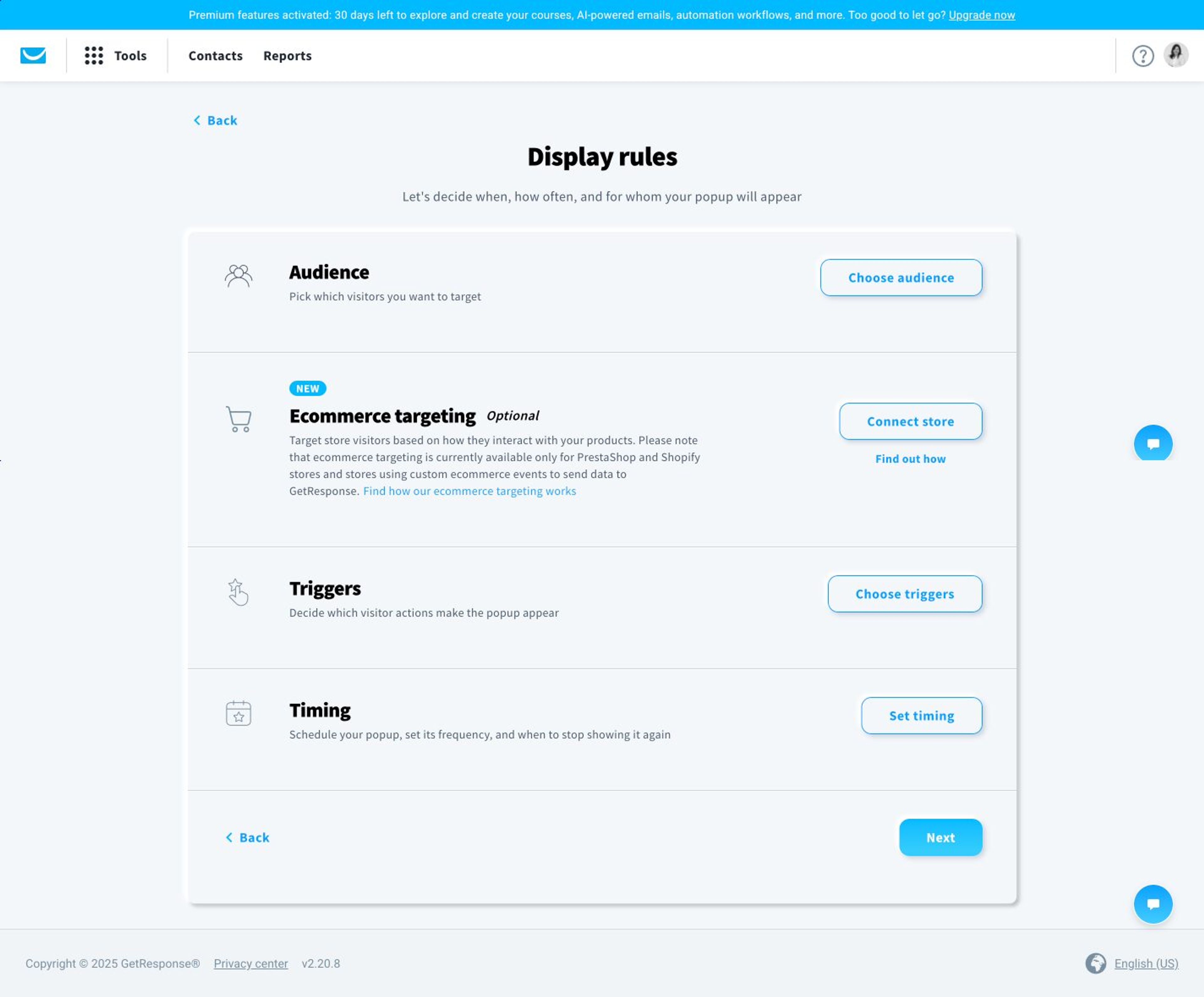 Target the right visitors.