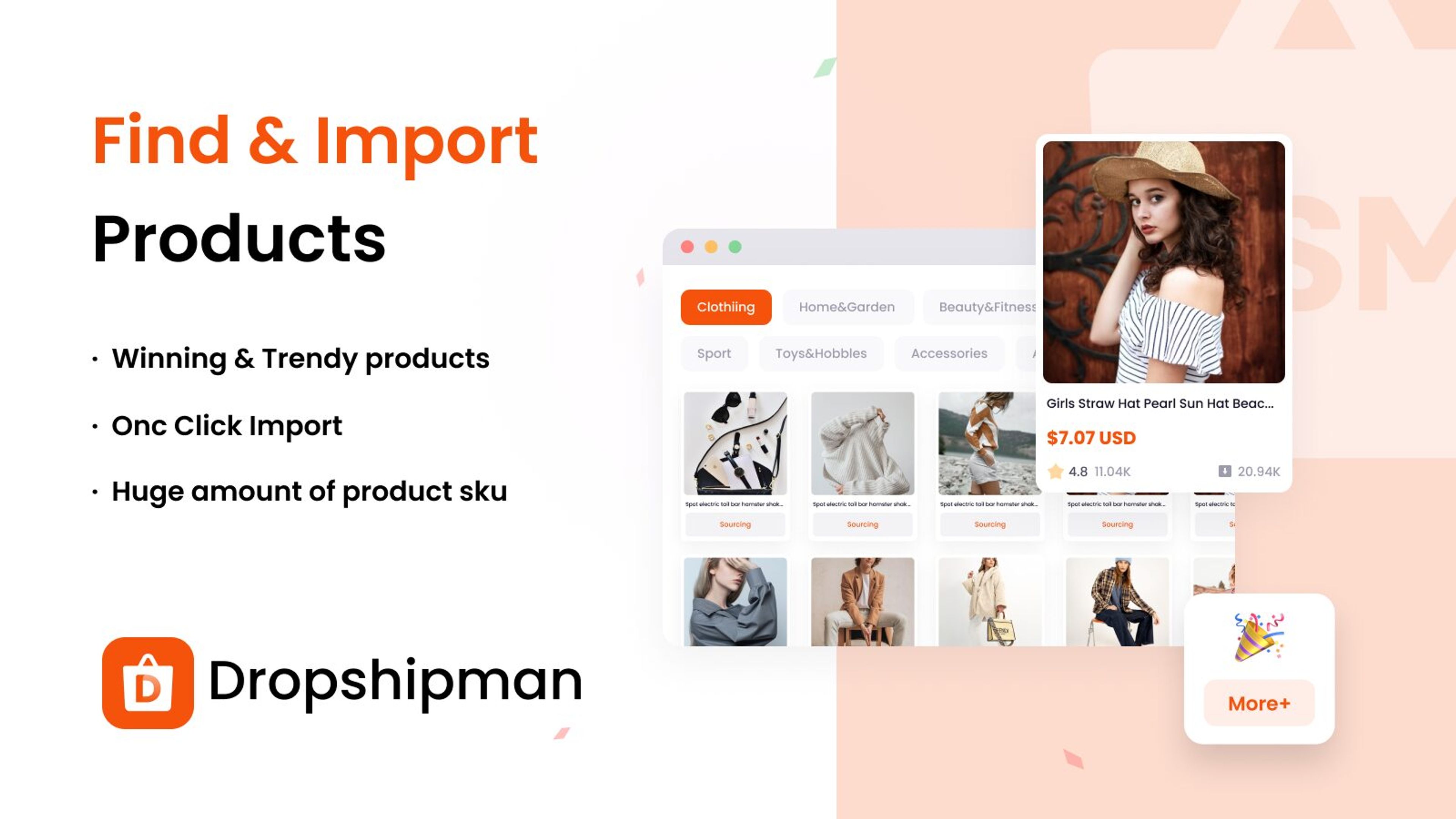 Make dropshipping easy like breeze with DropShipman.