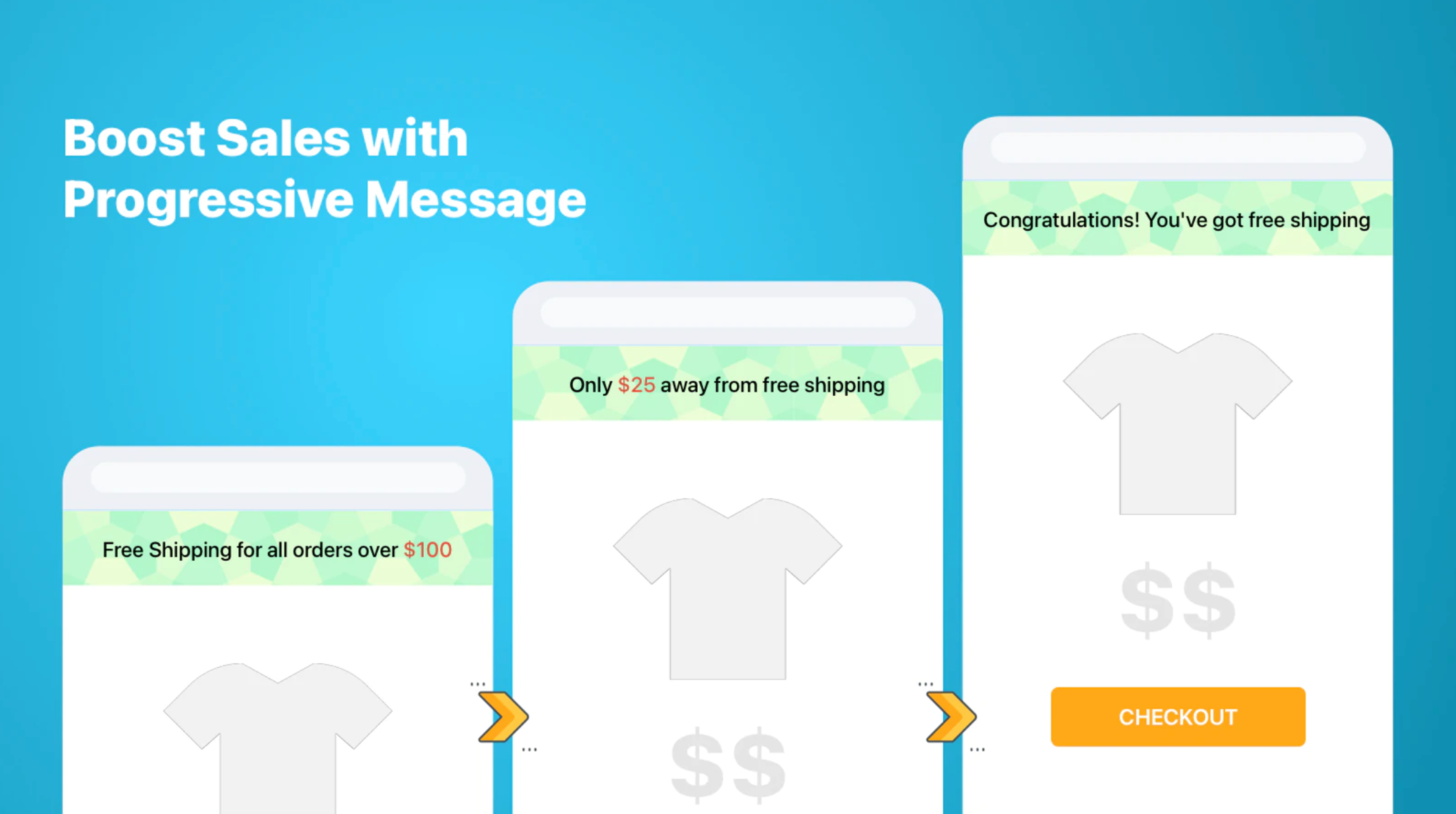 Hextom’s free shipping bar for your Shopify store