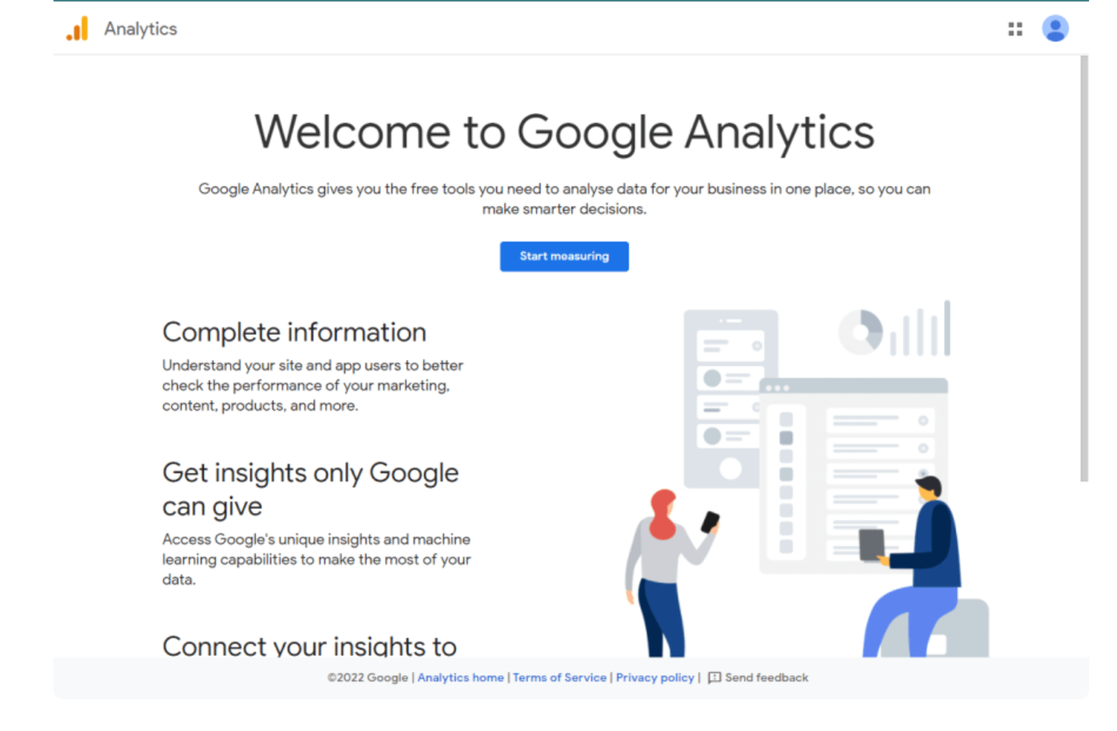 Google Analytics tool