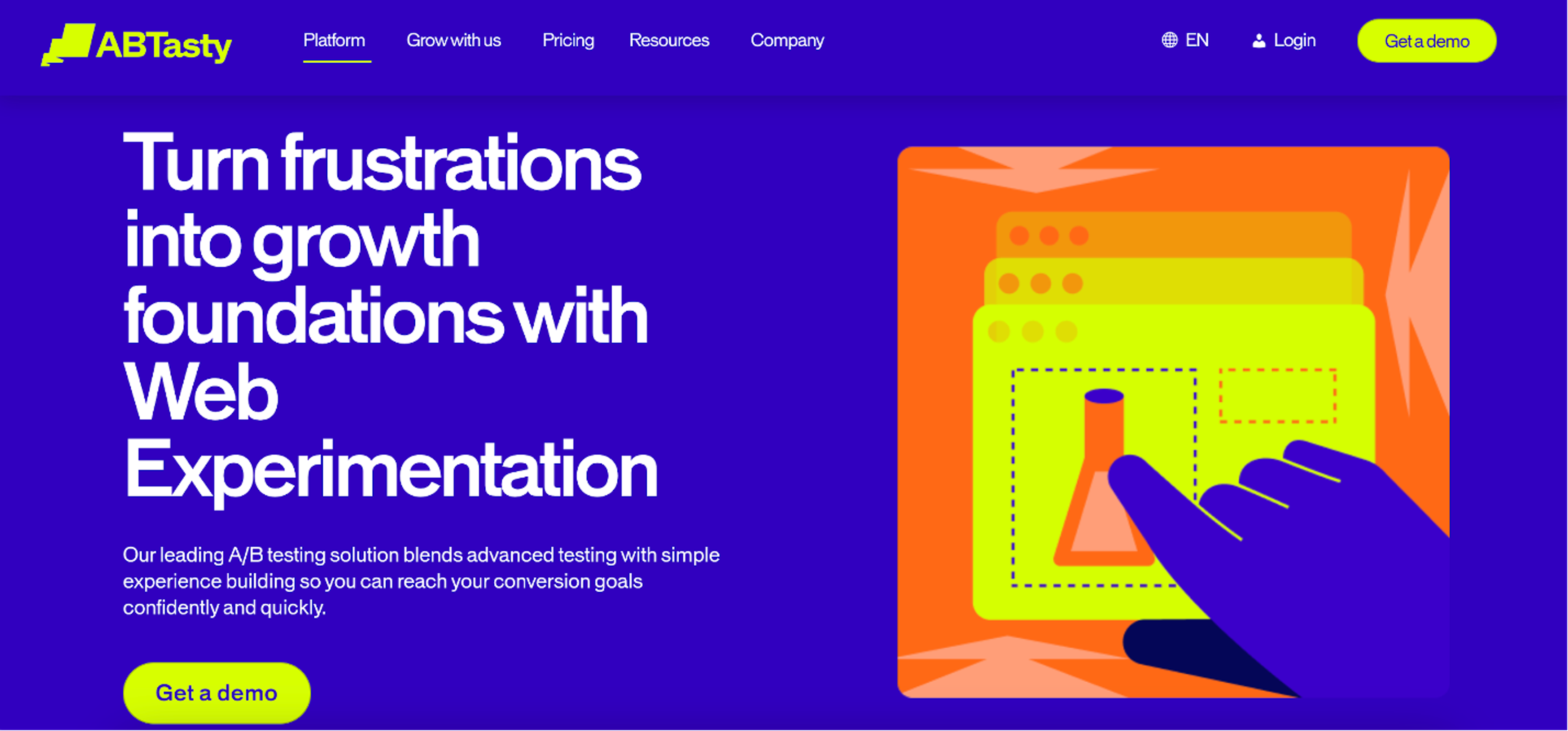 Increase your online shopping experience with A/B Tasty.