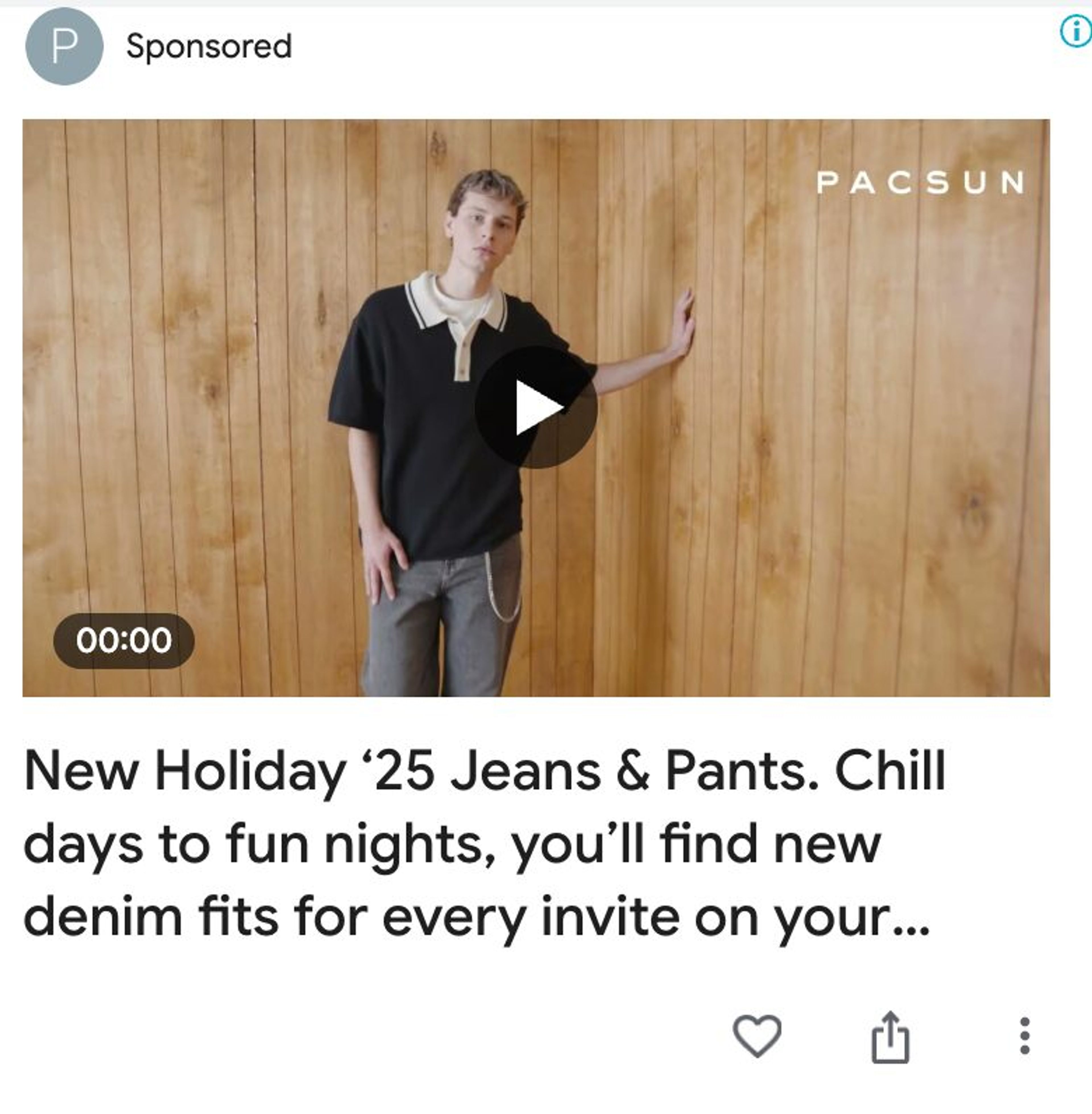 Pacsun video ad