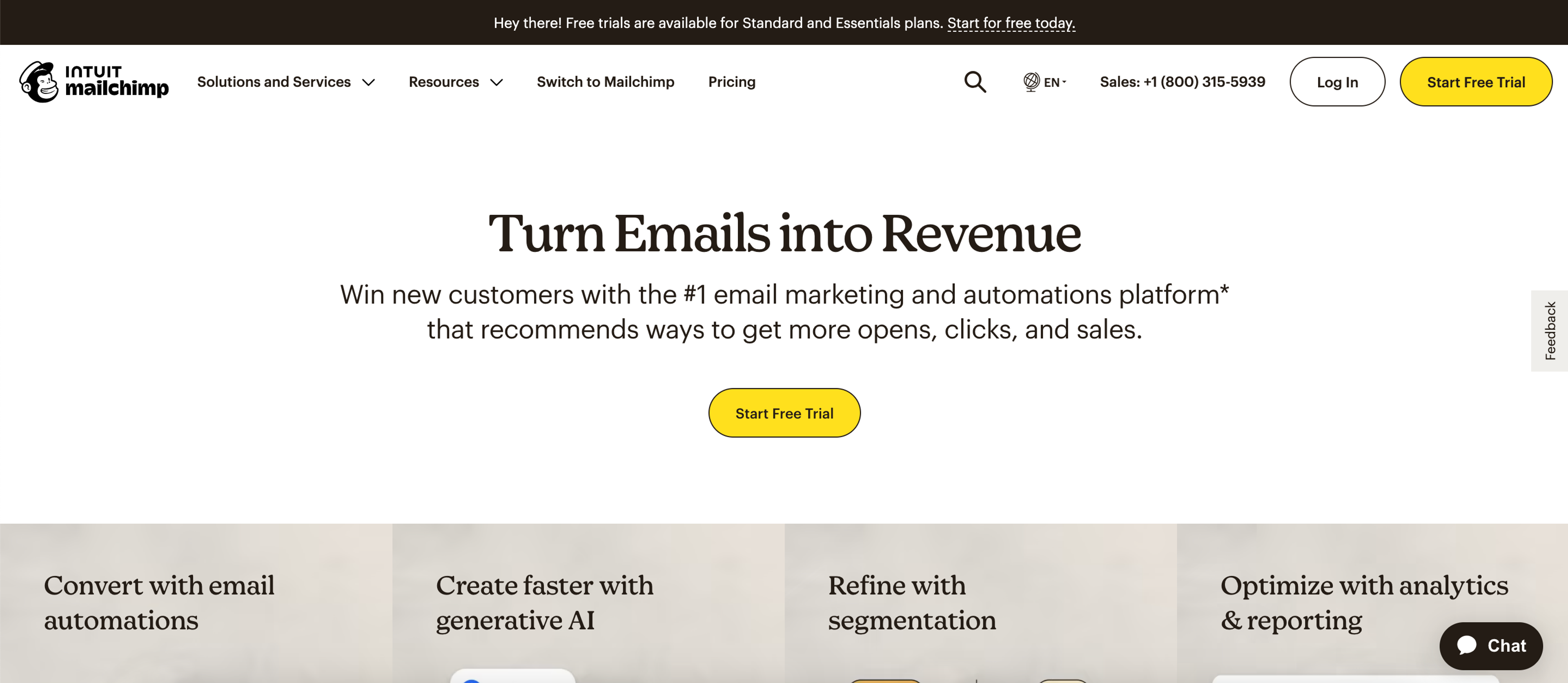 Mailchimp email marketing software
