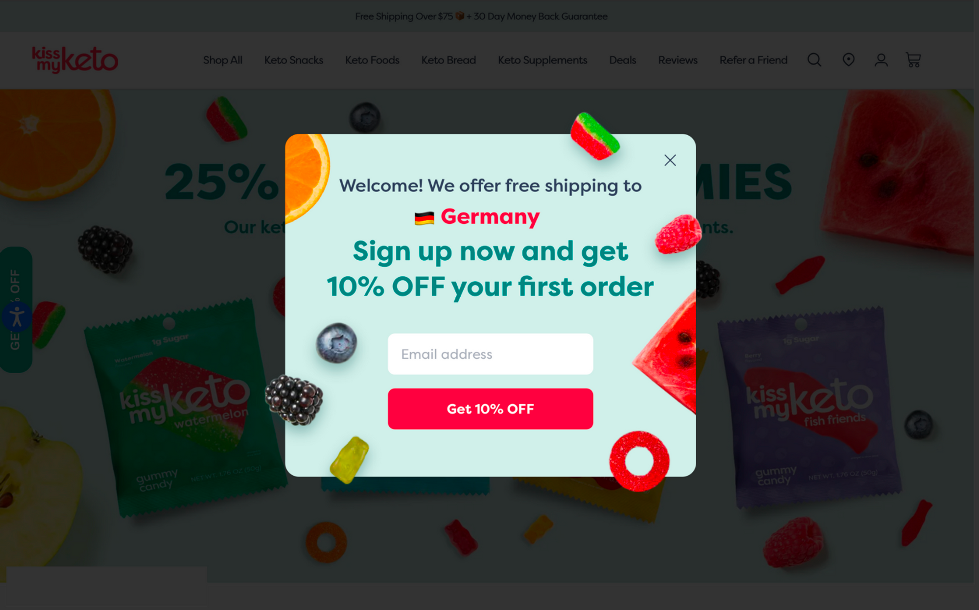 A successful marketing strategy is to personalize your popups with the visitors' country.