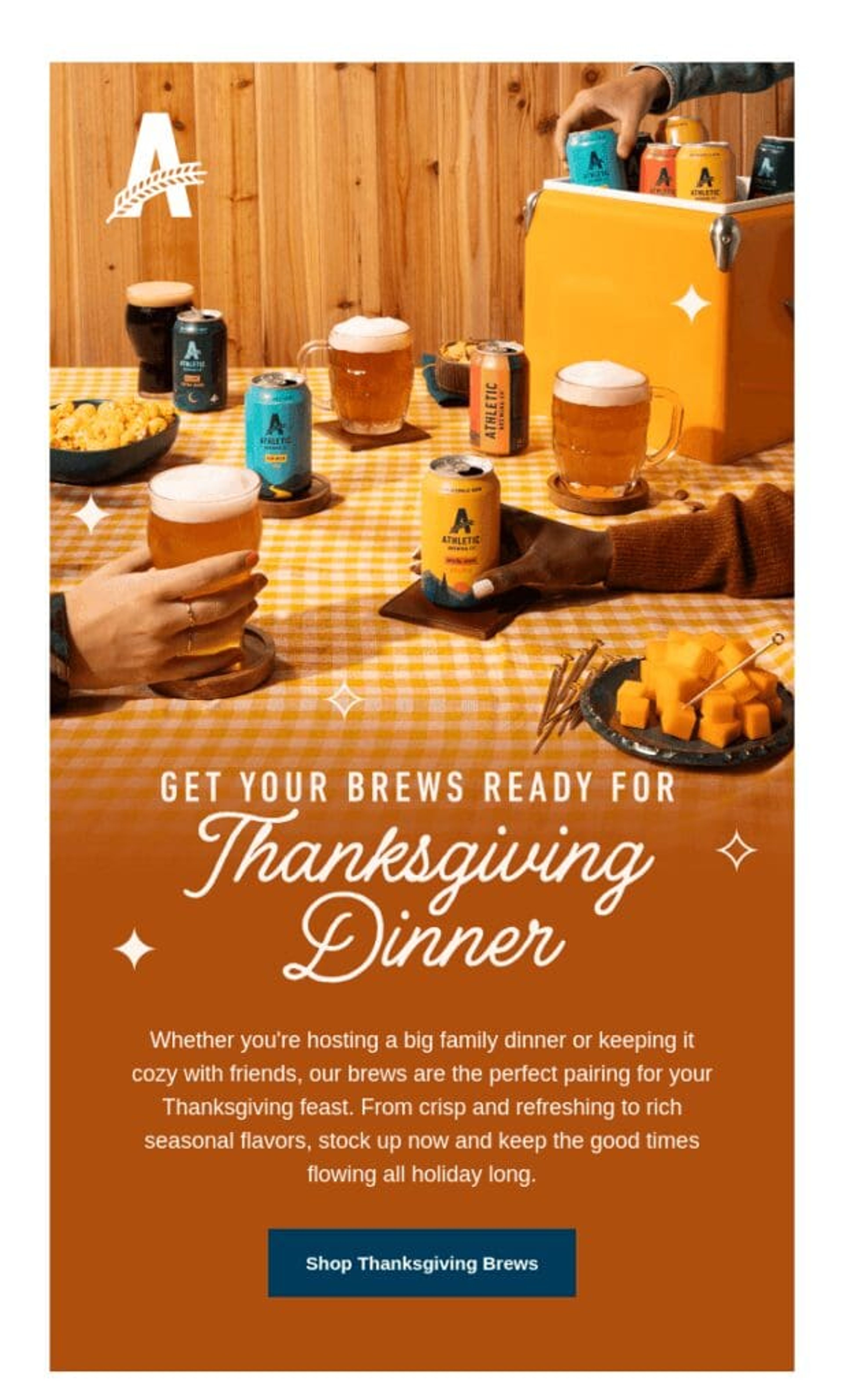 Exclusive thanksgiving deals from Athletic Brew.