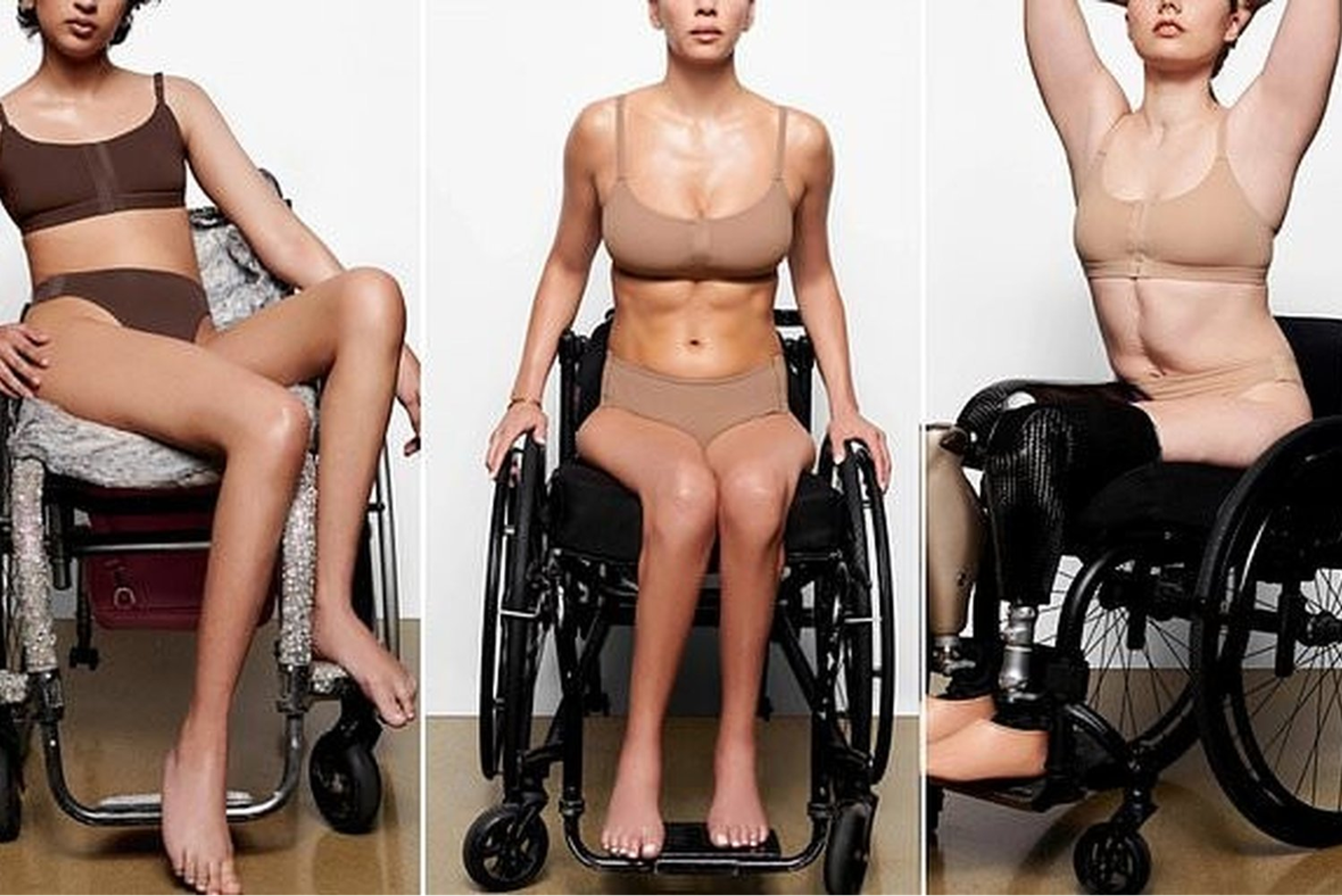 Skims campaign featuring people with disabilities