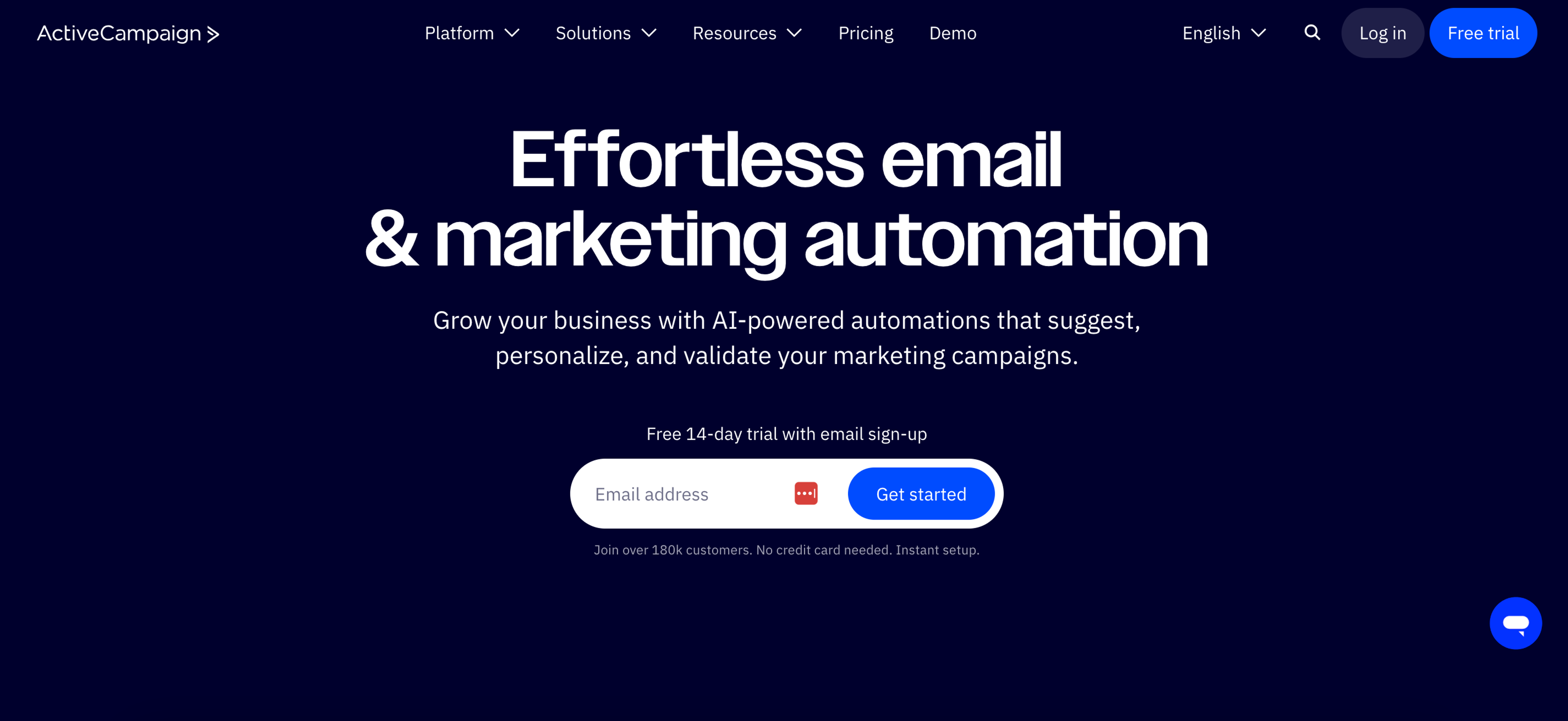 ActiveCampaign email marketing software