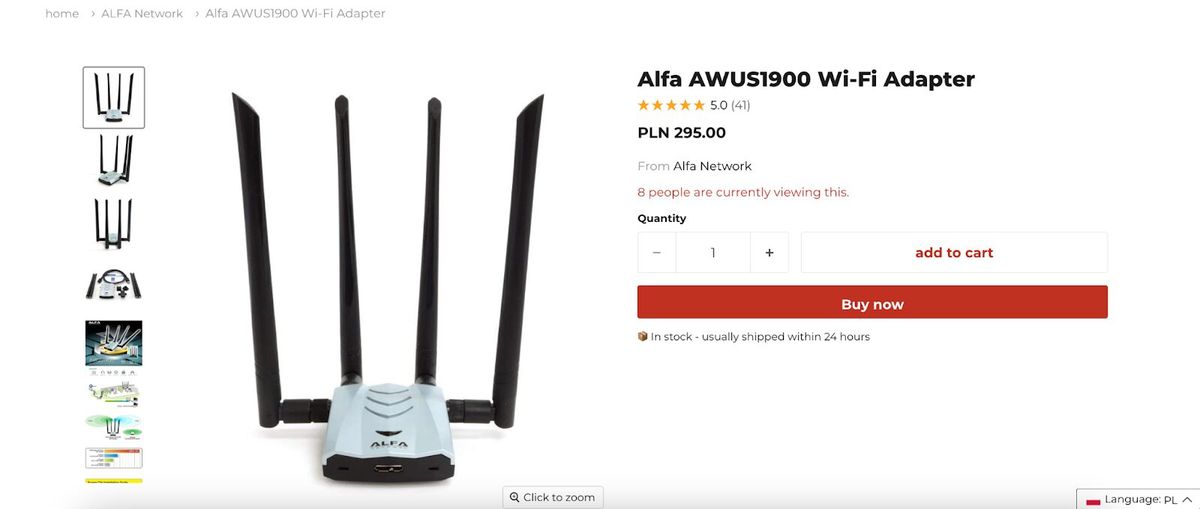 Wi-fi adapter without optimization