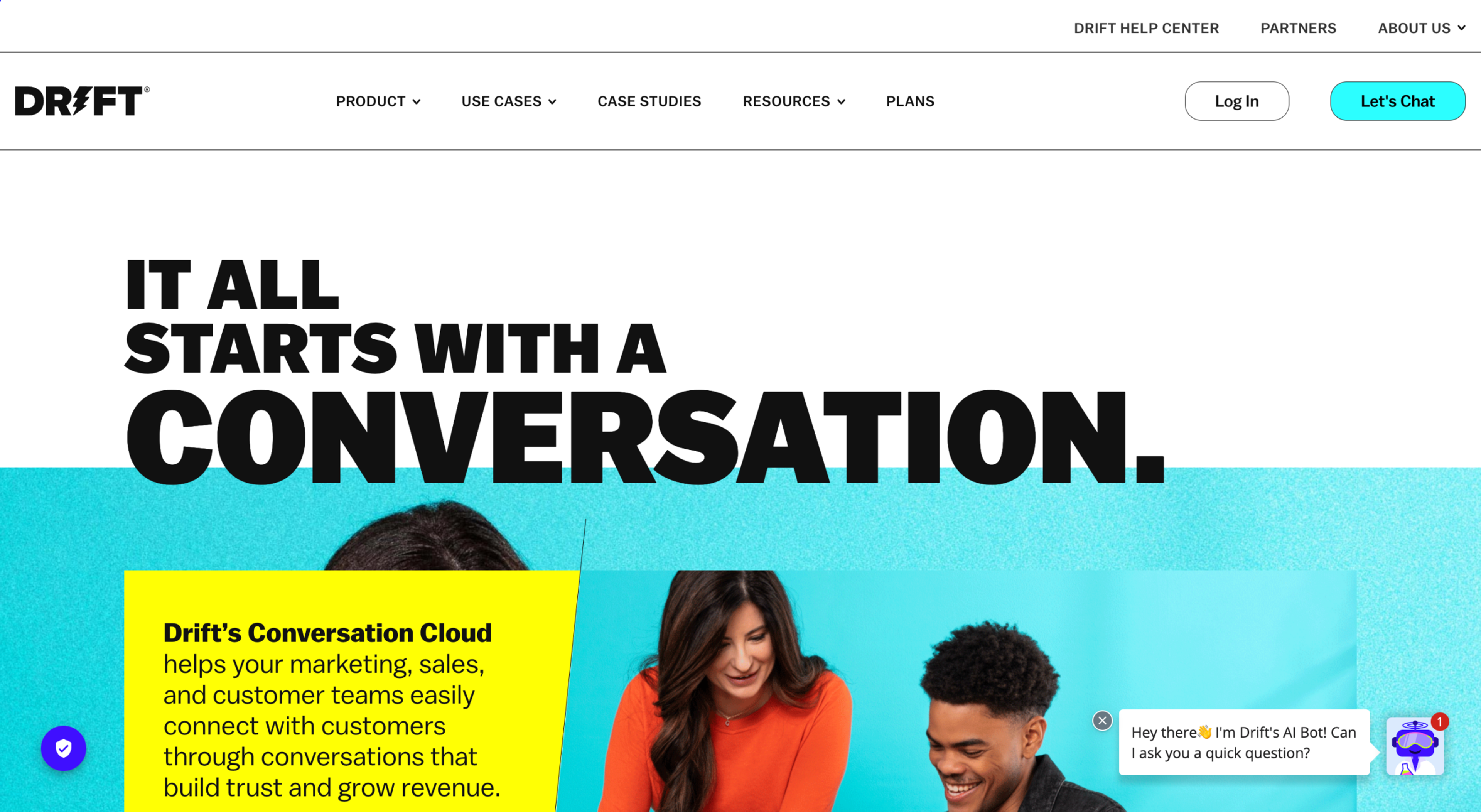 Drift is an all in one tool for qualifying leads.