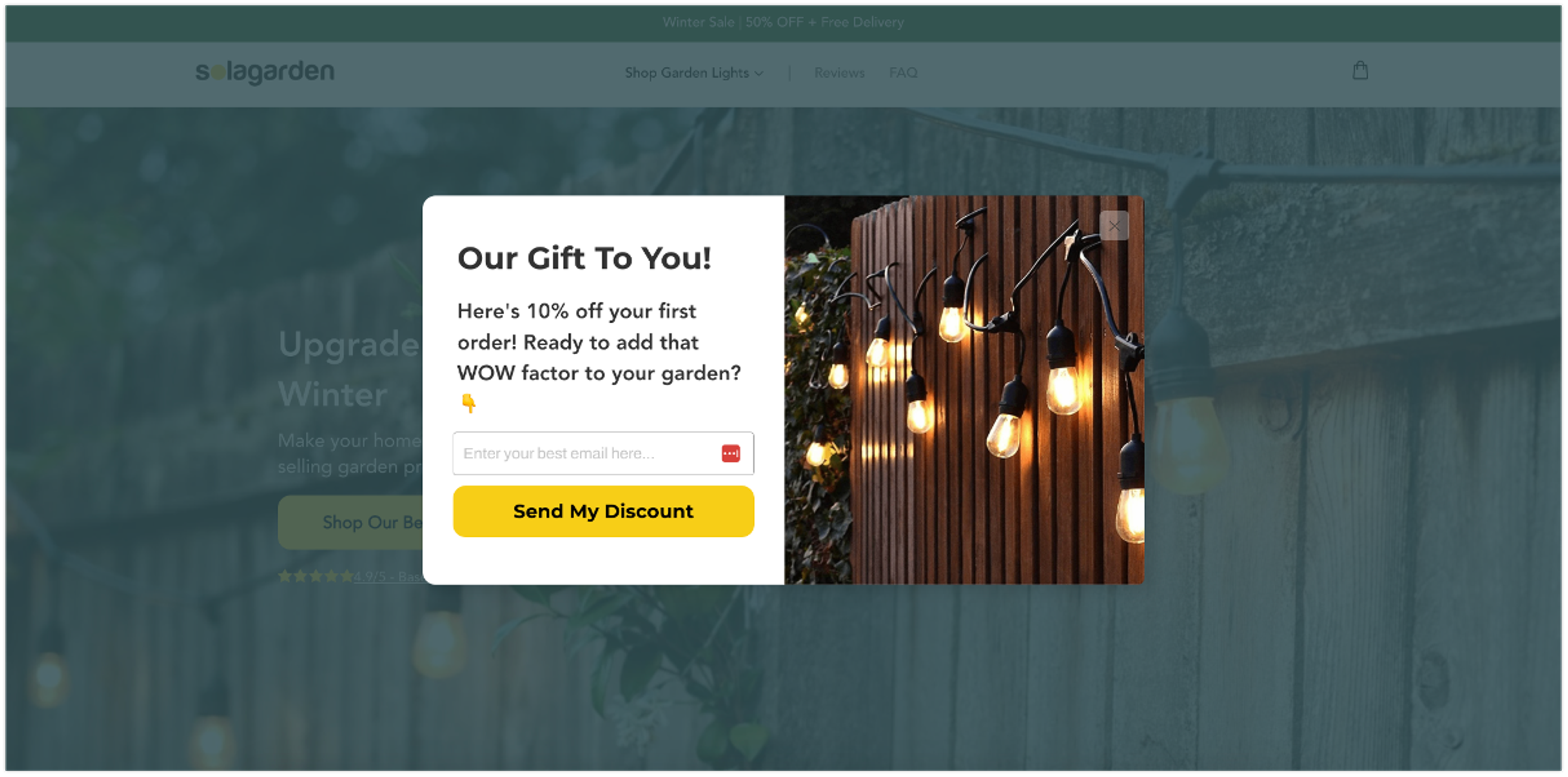 Pop-up ideas example