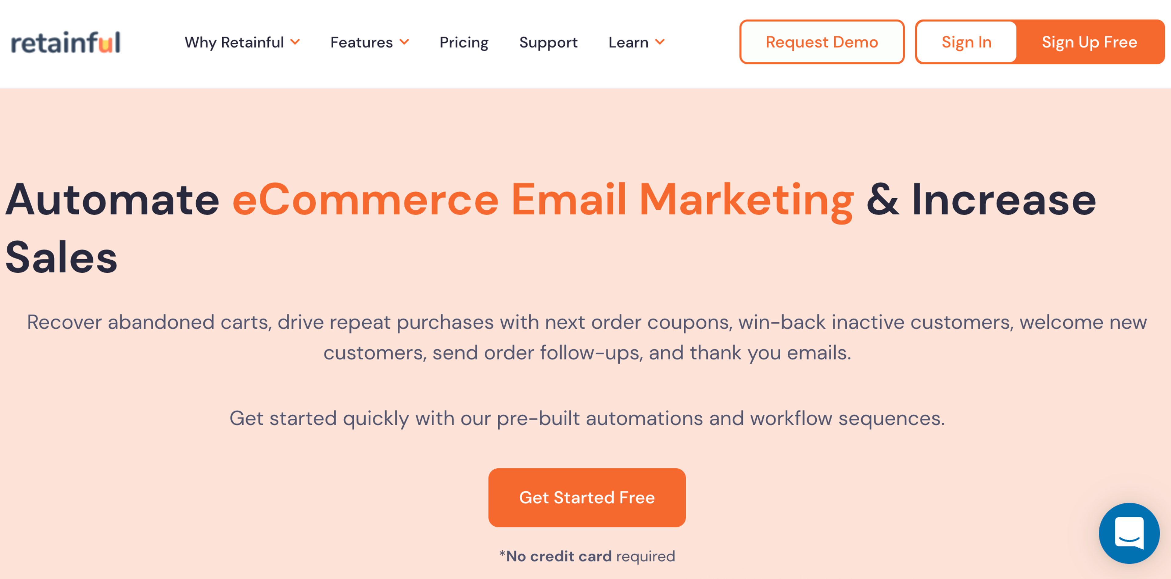 Retainful is one of the best plugins for WooCommerce abandoned cart recovery