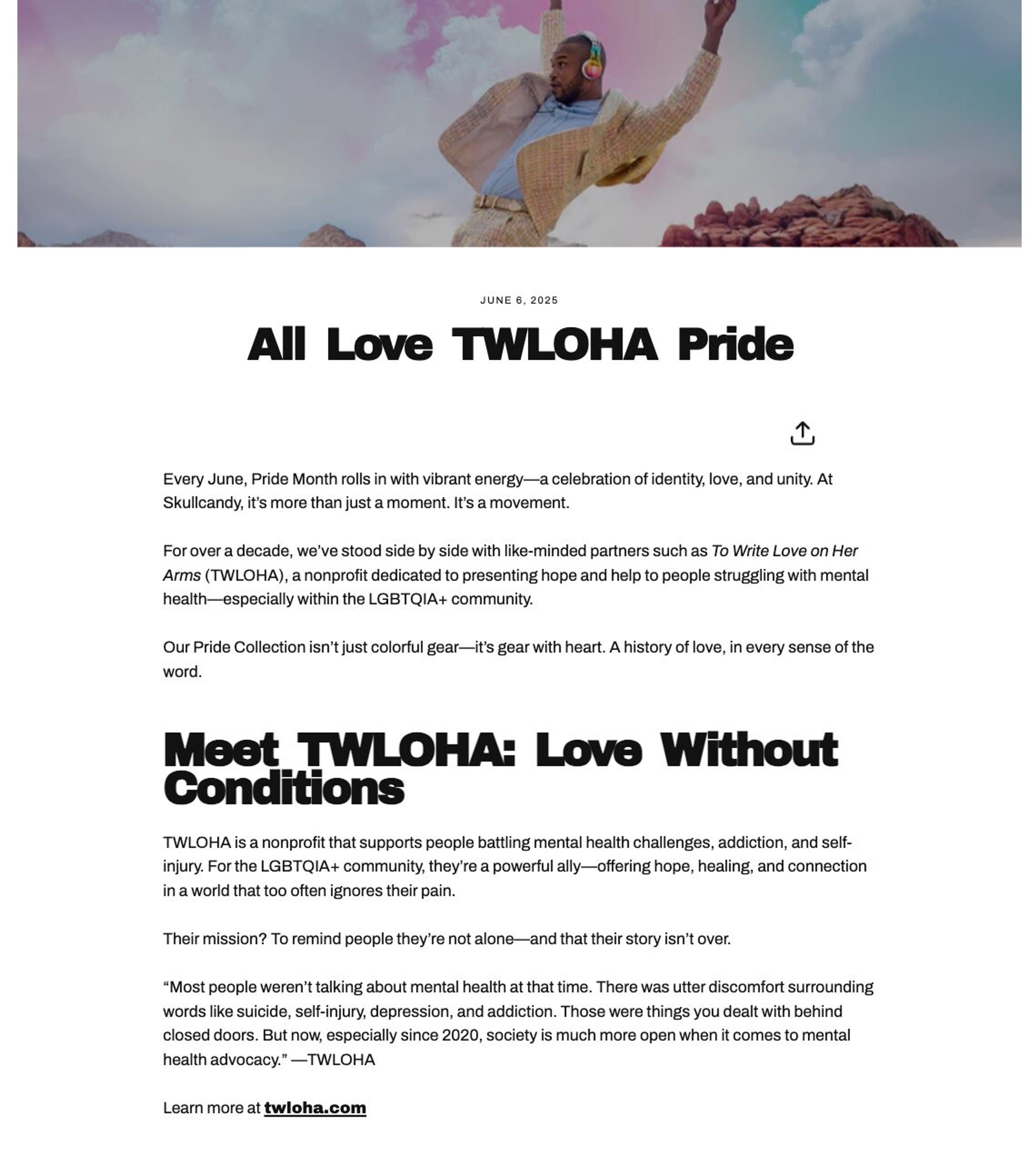 partnering with TWLOHA