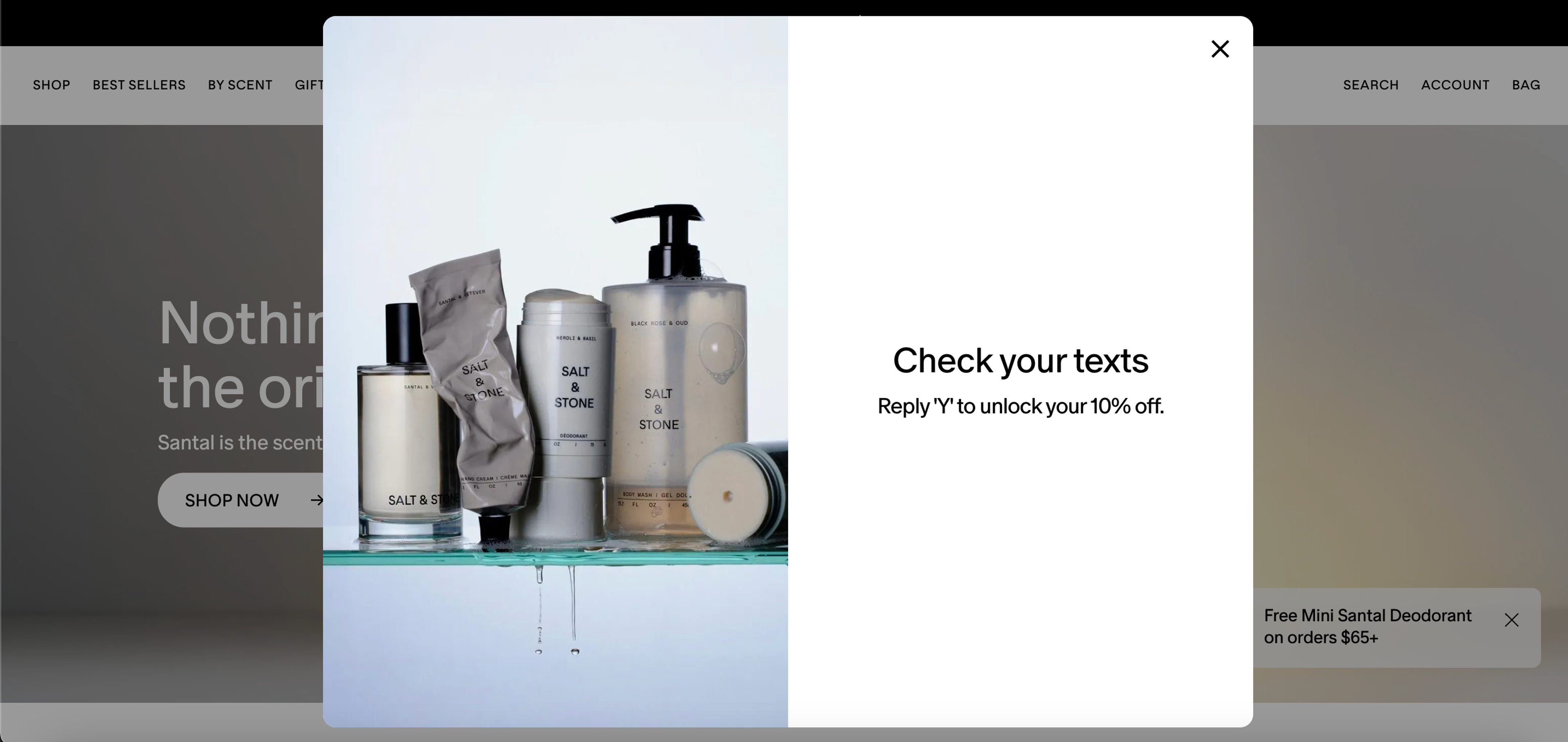 Multi-step popup: fourth page