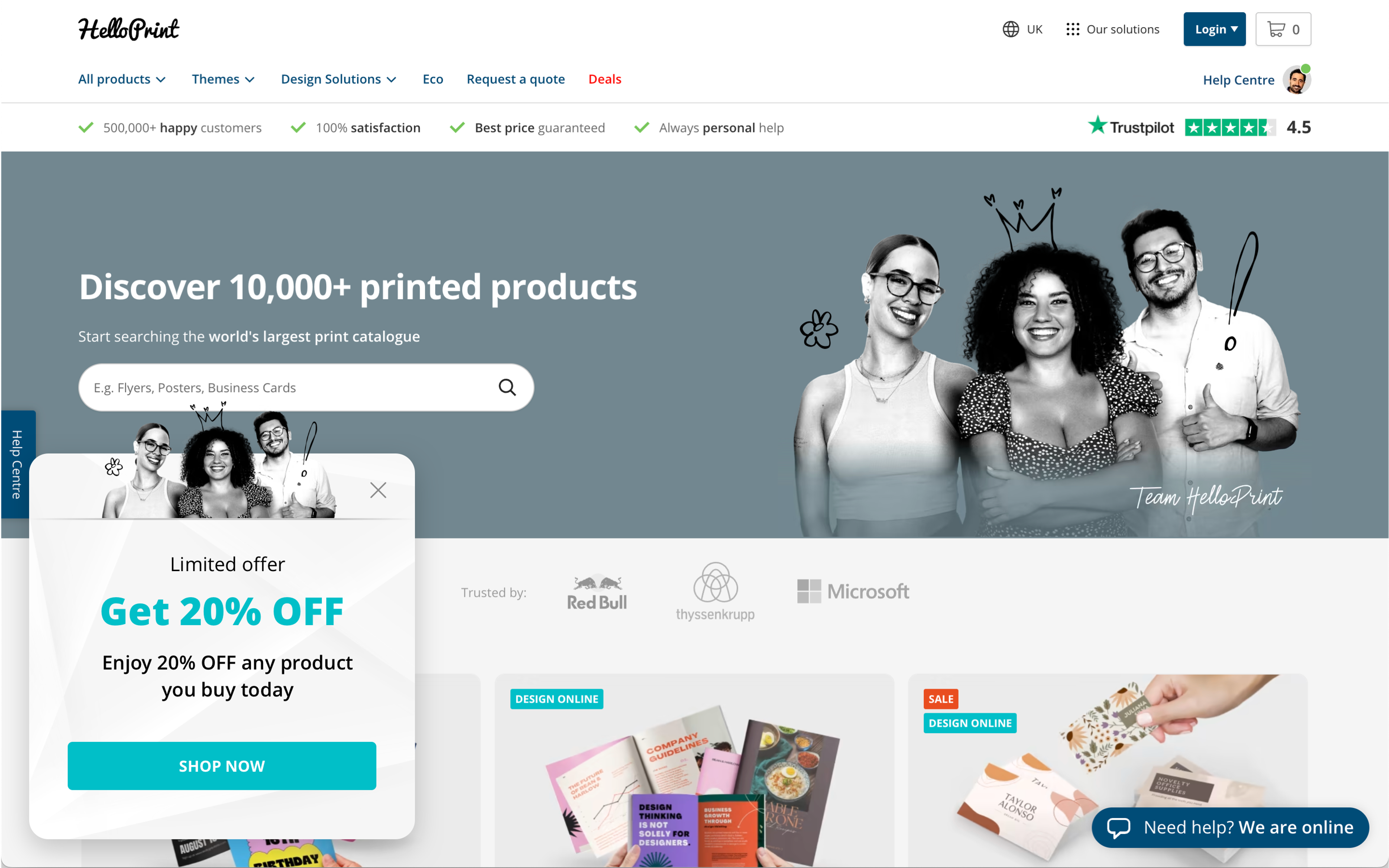 Personalize your offers from visitors coming from different marketing channels.