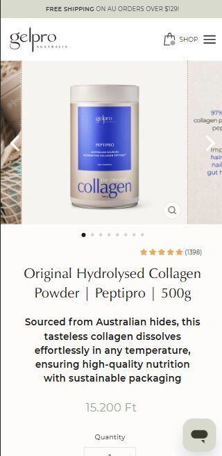 Gelpro product page