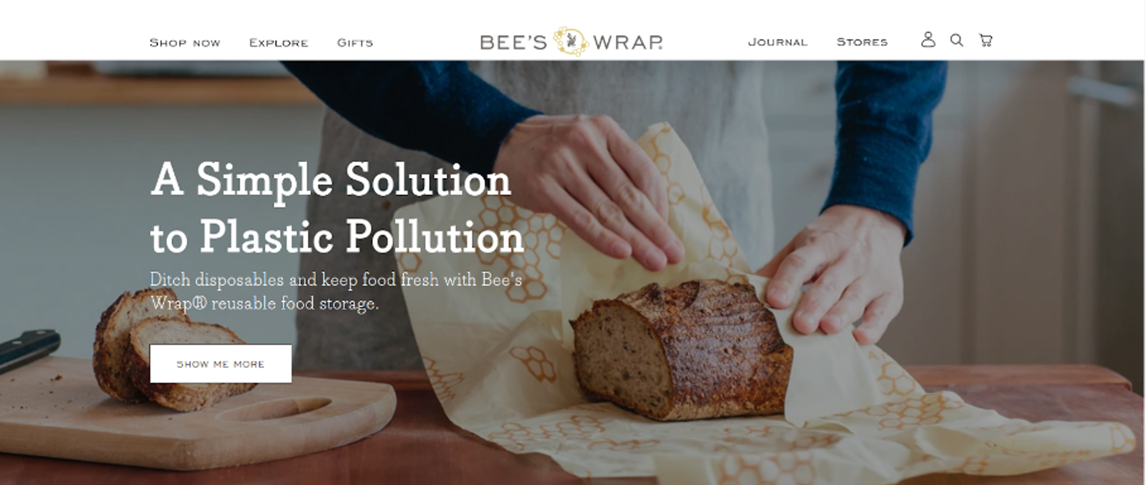 Bee’s Wrap Unique Selling Proposition (USP) on the About Us page