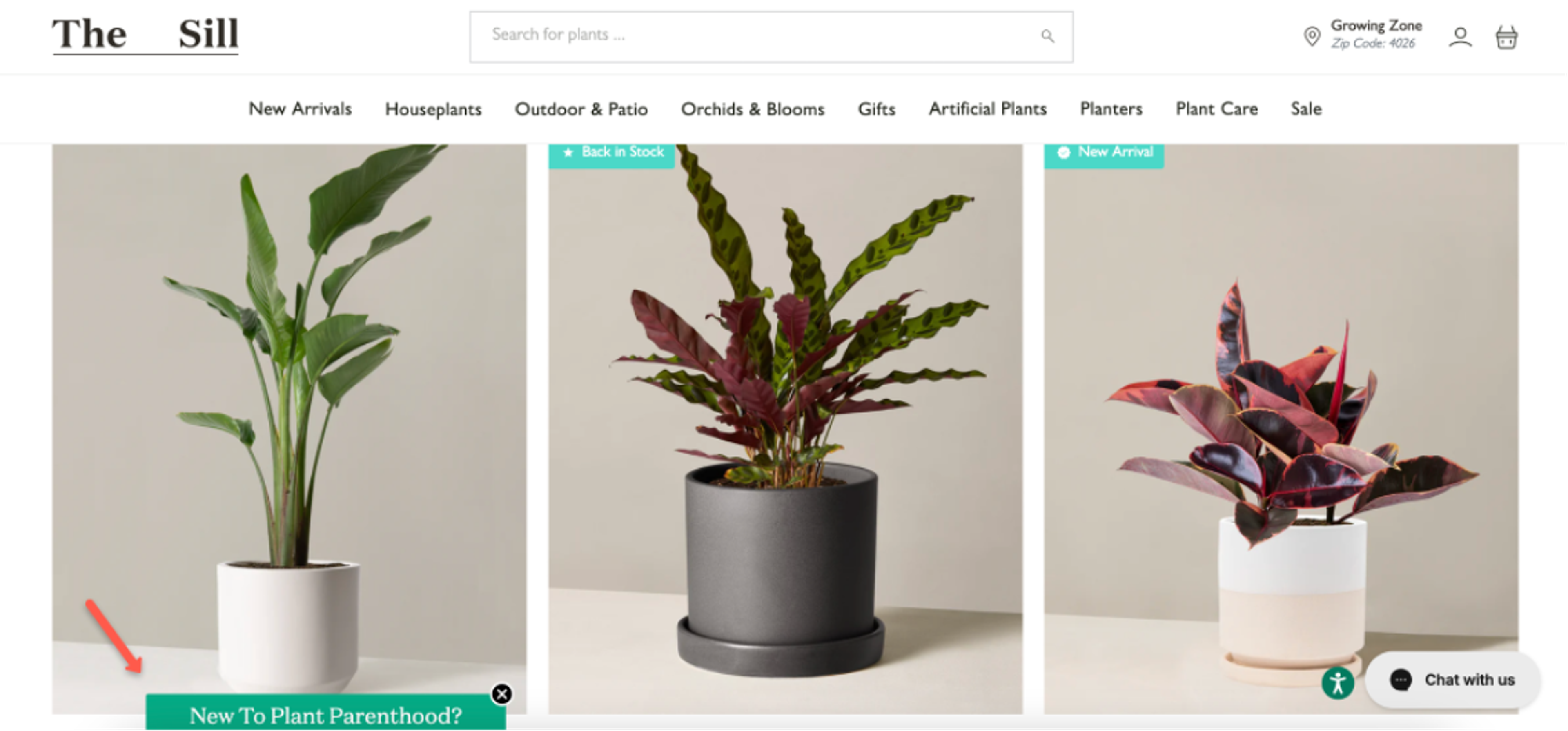 The Still teaser promoting their quiz on category pages