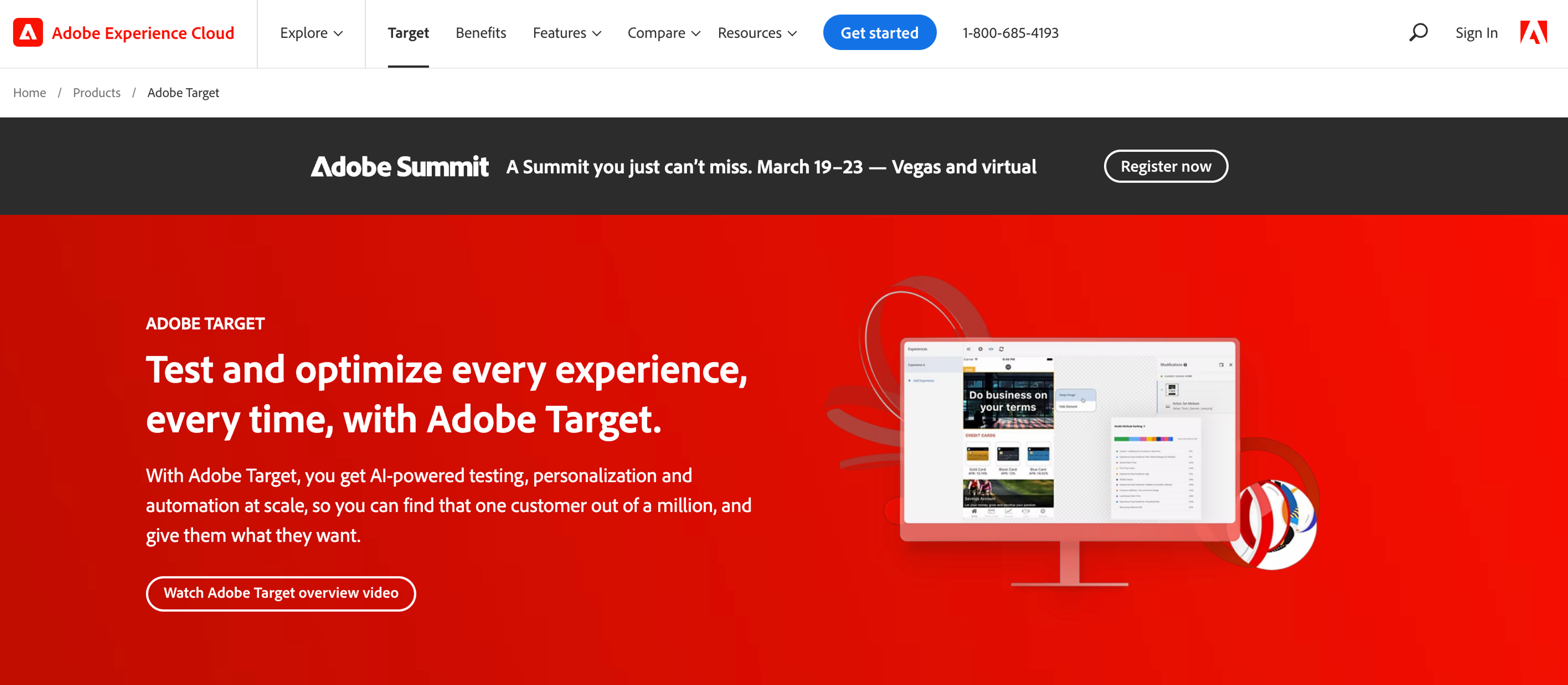 Adobe Target A/B testing tools