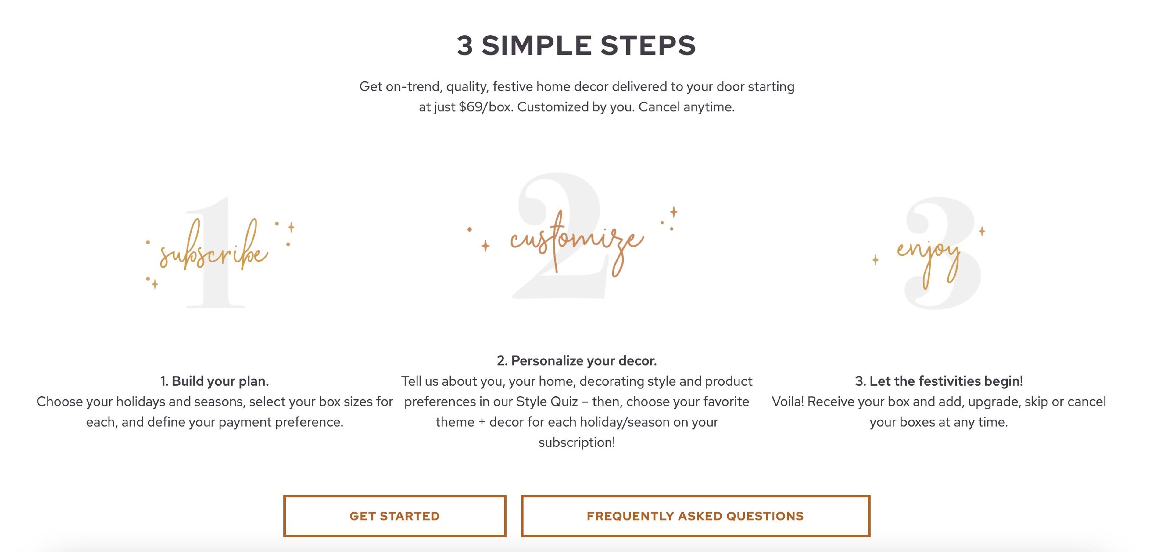 Ready Festive holiday-themed subscription box