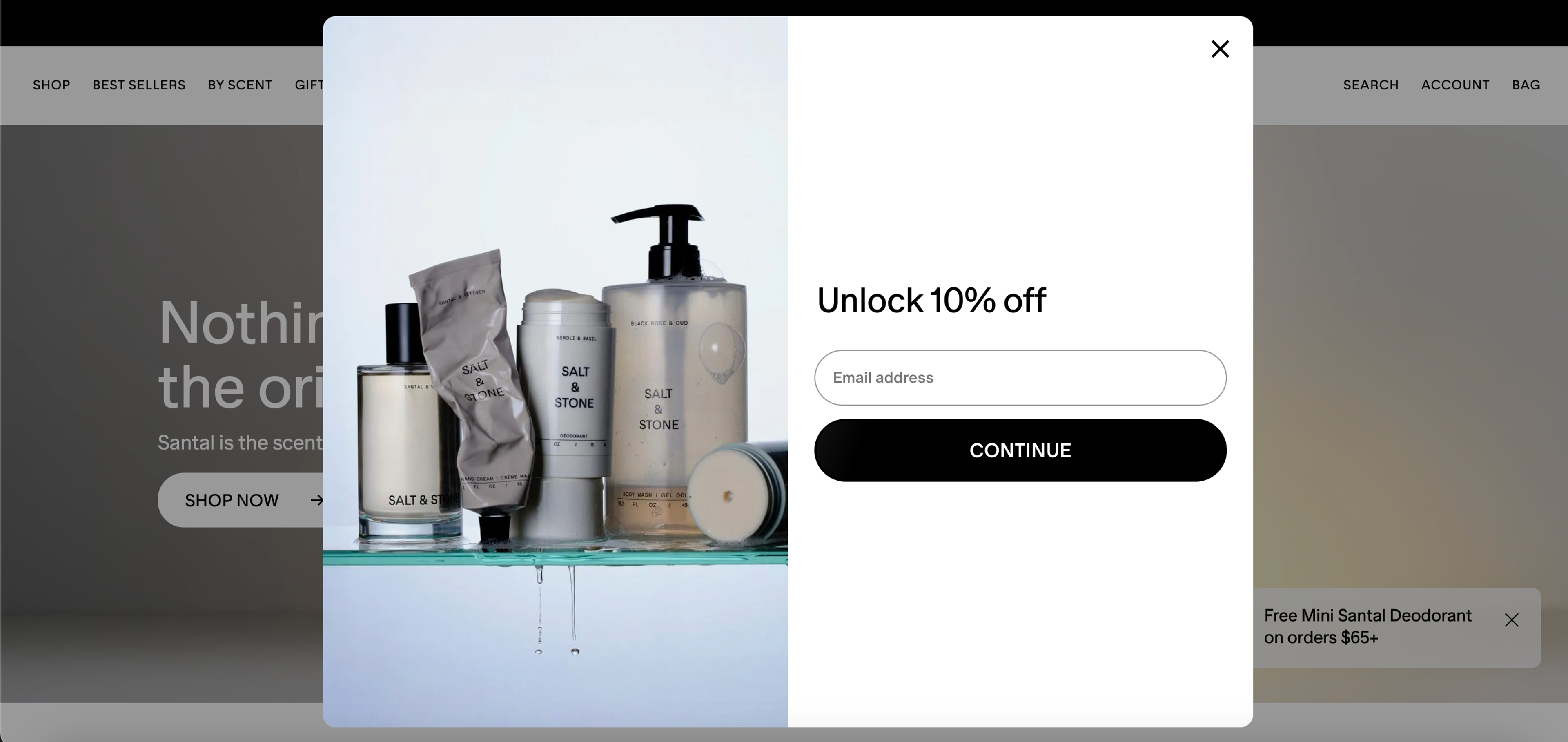 Multi-step popup: second page