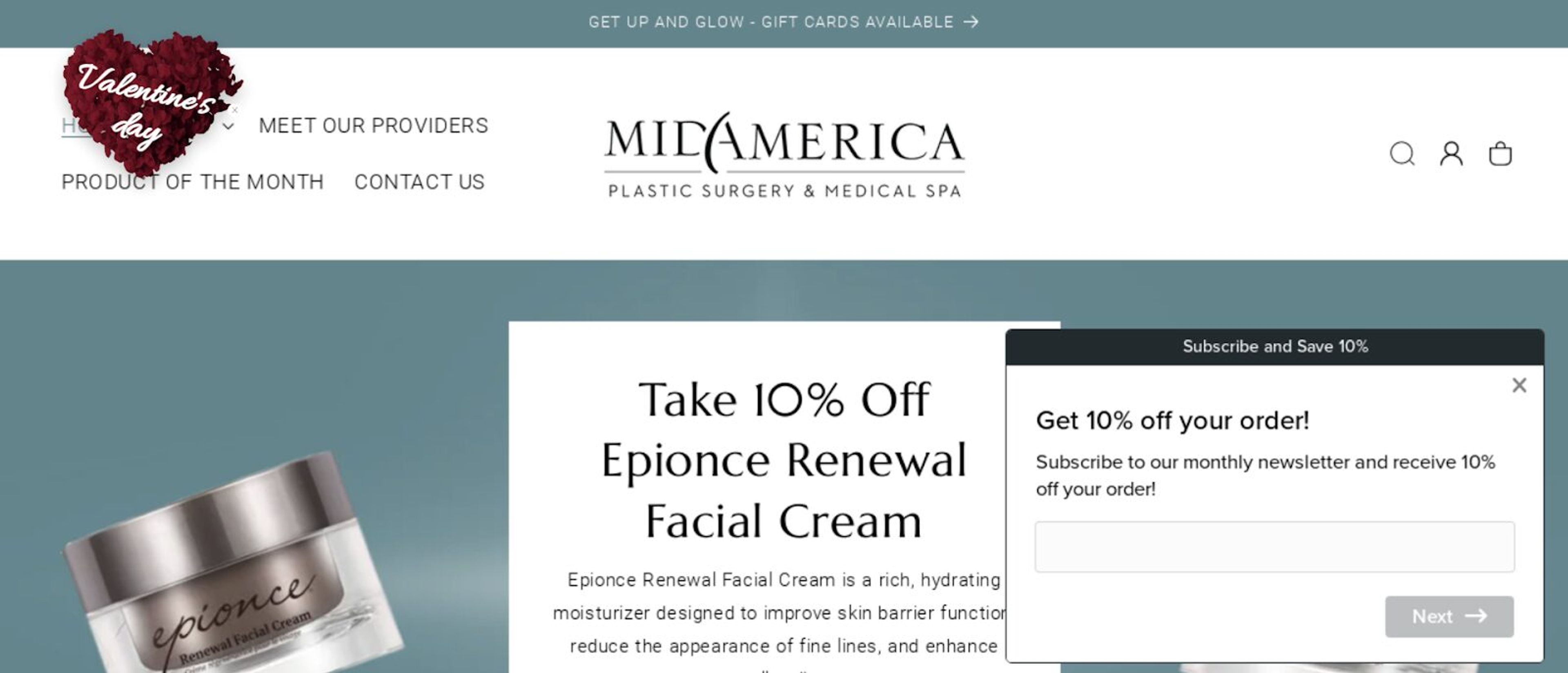 Make sure your customers dont forget about your Valentine's day pop ups by implementing a teaser.