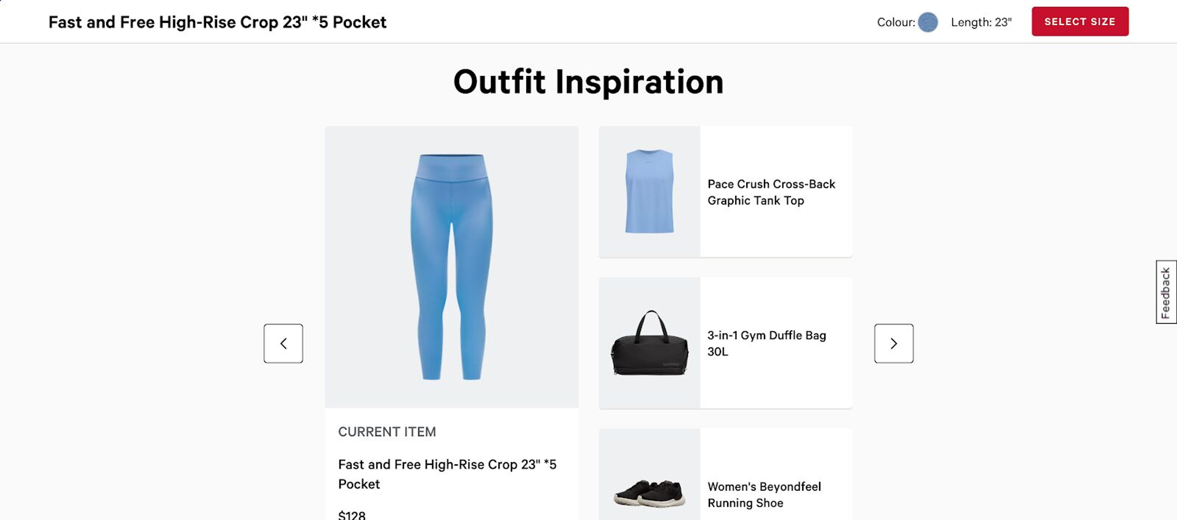 Ecommerce cro Lululemon