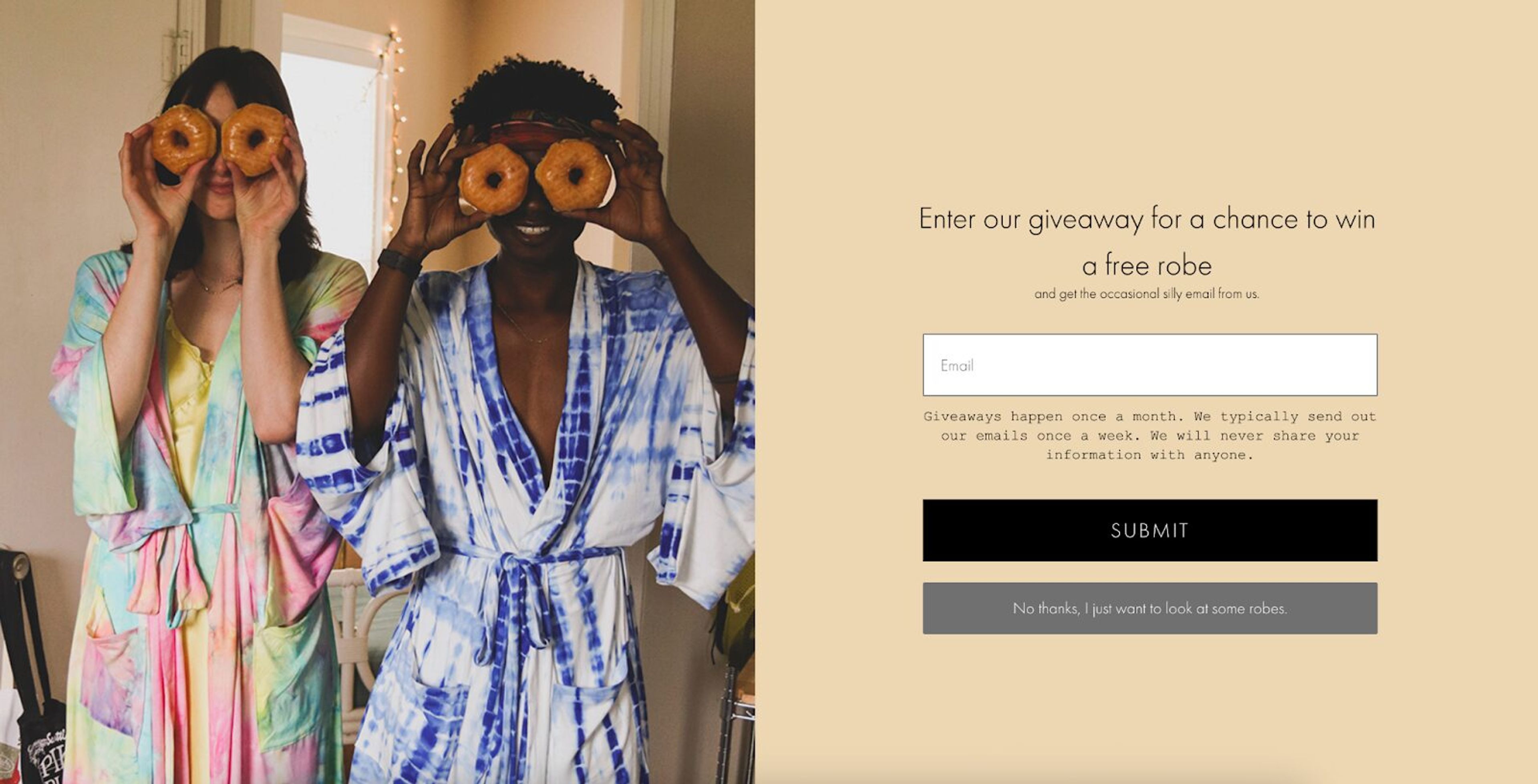 Collect more leads with giveaways like Highway Robbery.