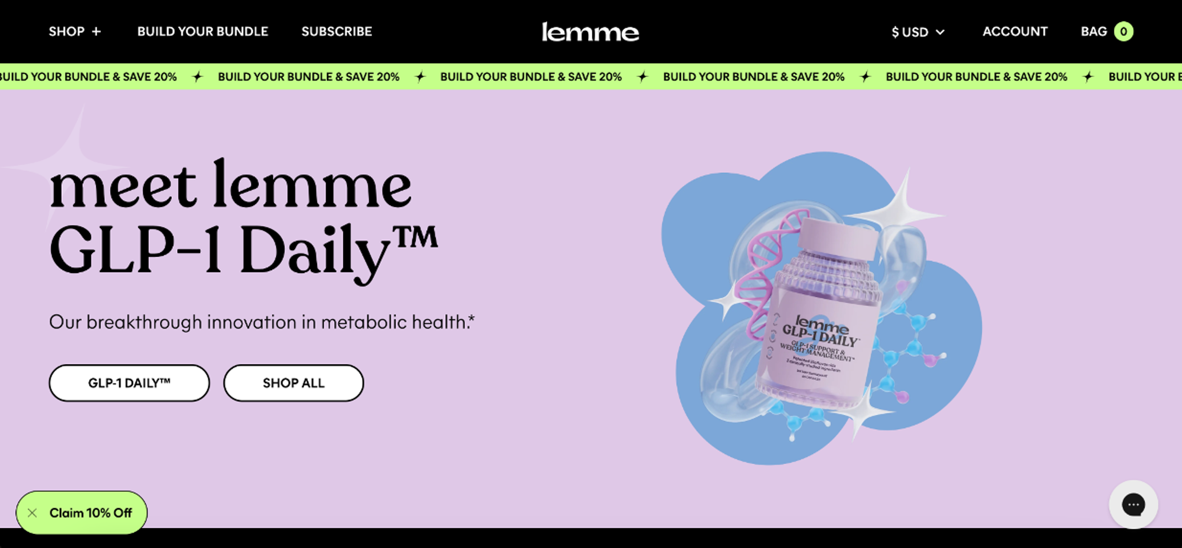 Lemme website popup teaser