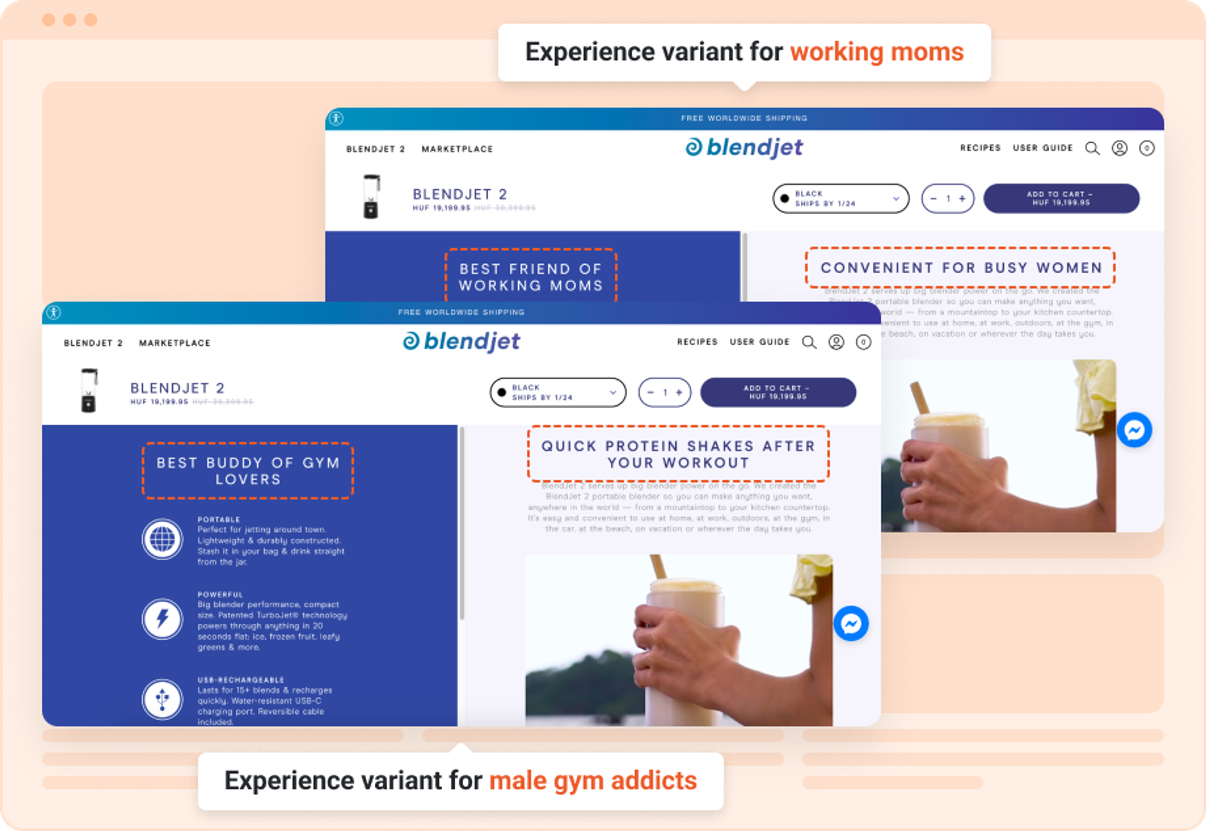 Product page personalization to improve online shopping experience