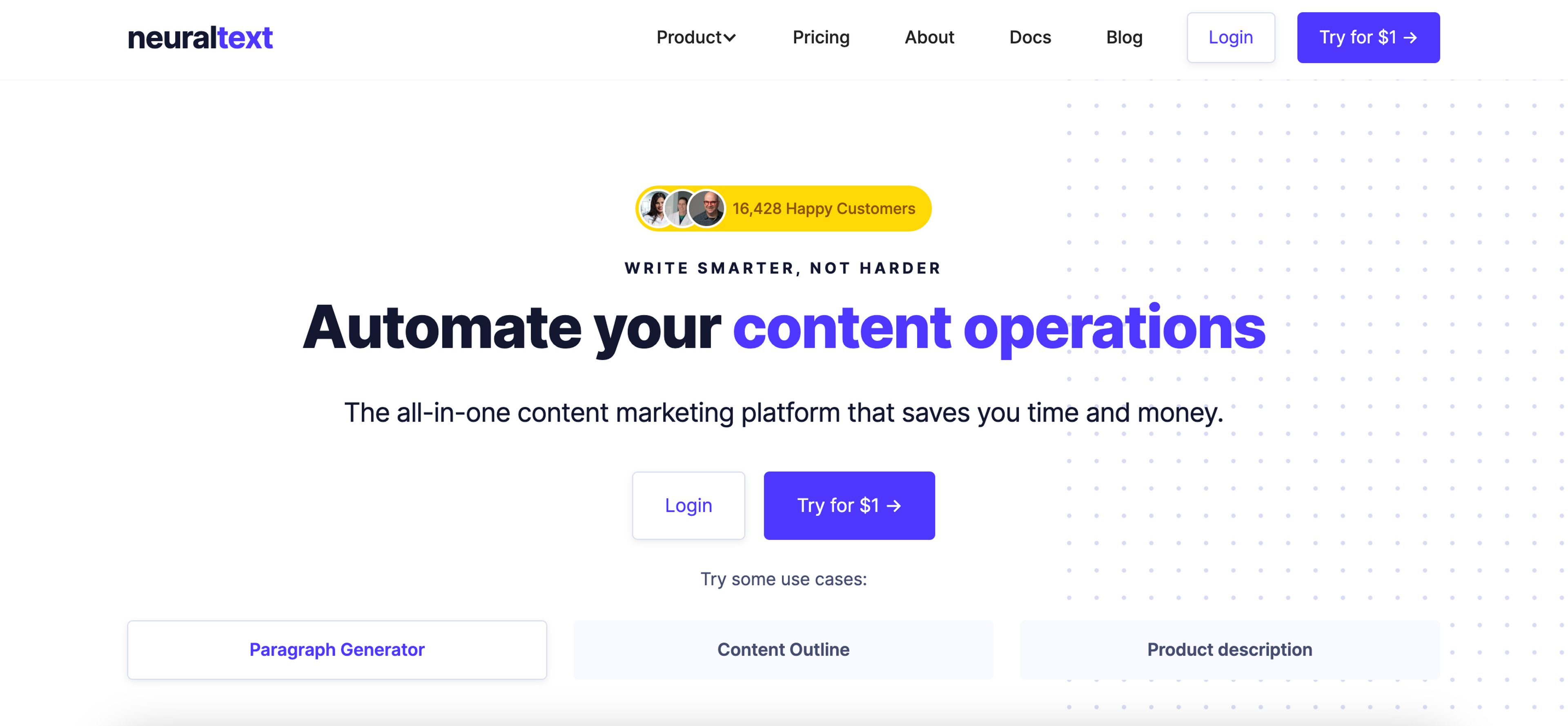 Neuraltext AI content tool for SEO professionals