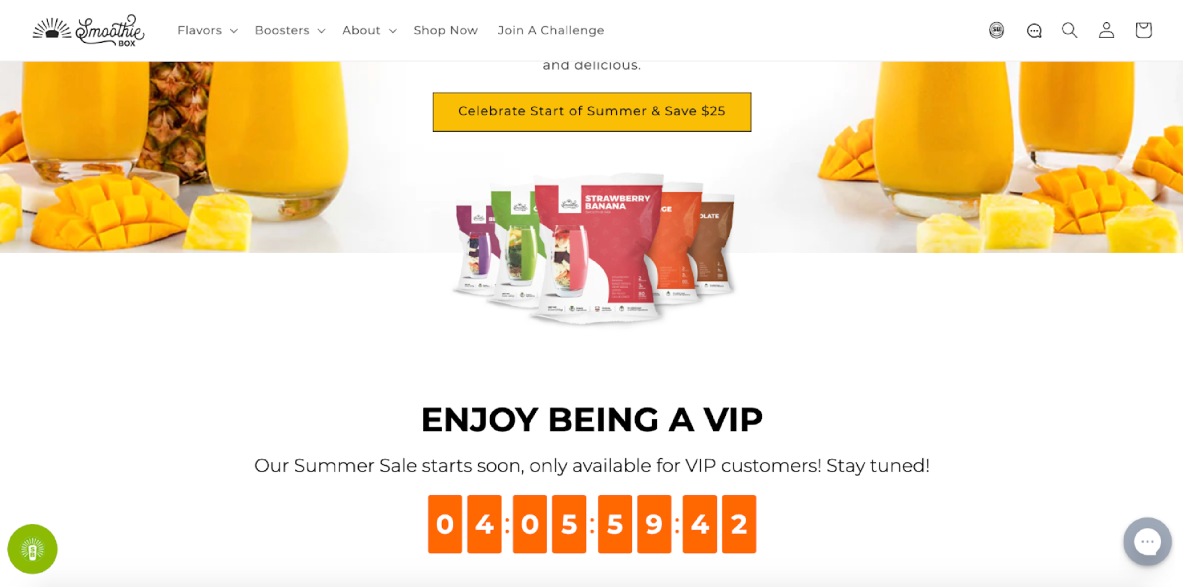 Embedded-smoothie-box