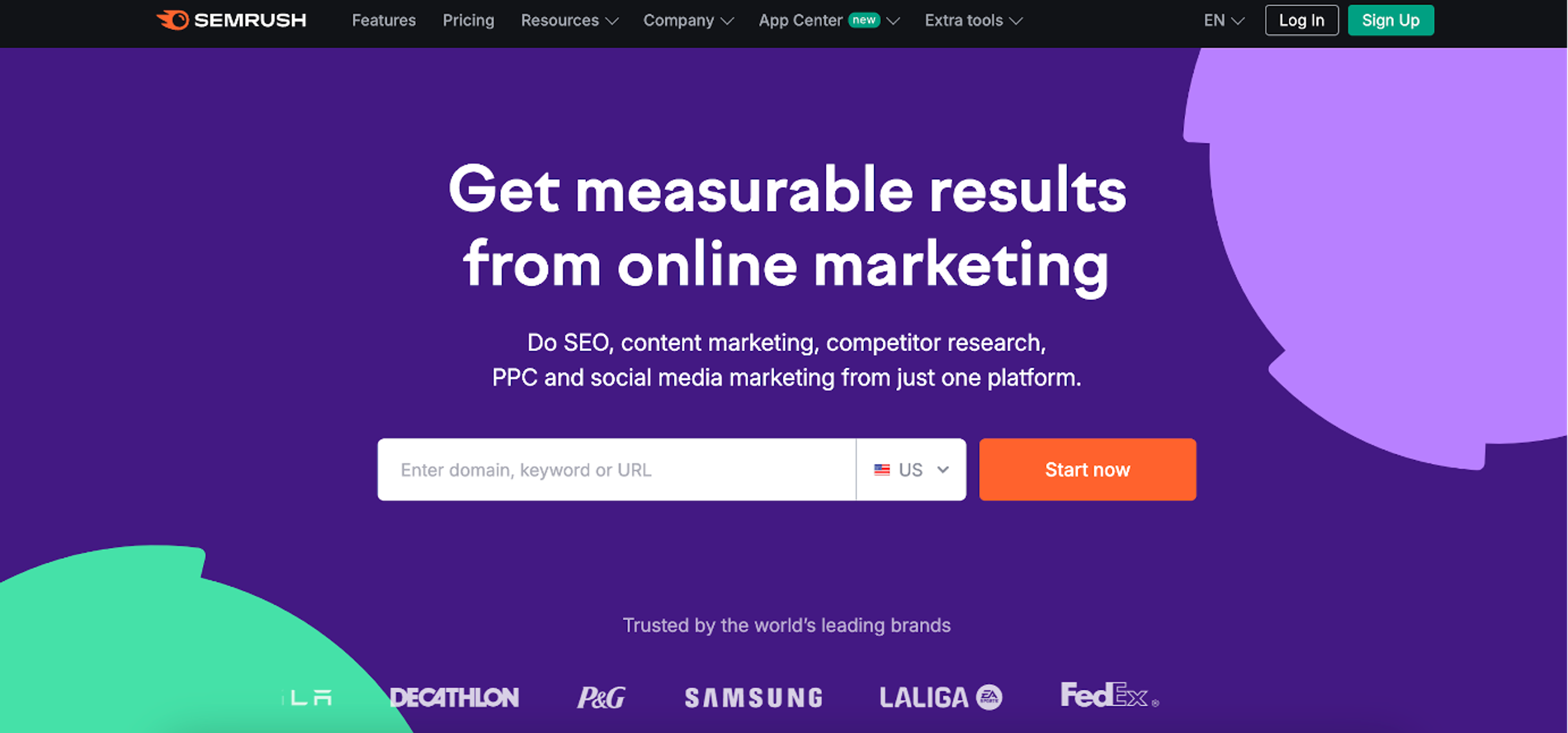 Semrush ecommerce SEO tools