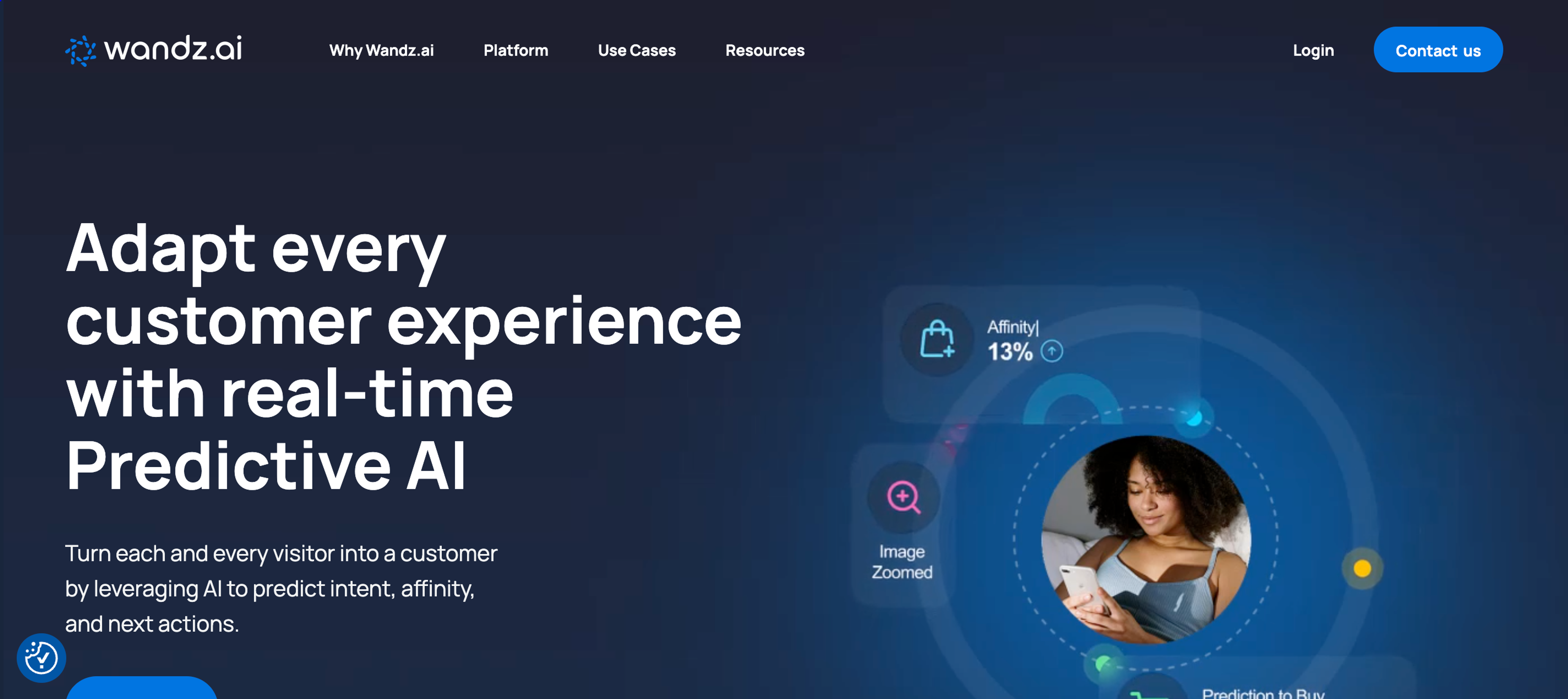 Use machine learning algorithms to elevate customer experience with Wandz.ai