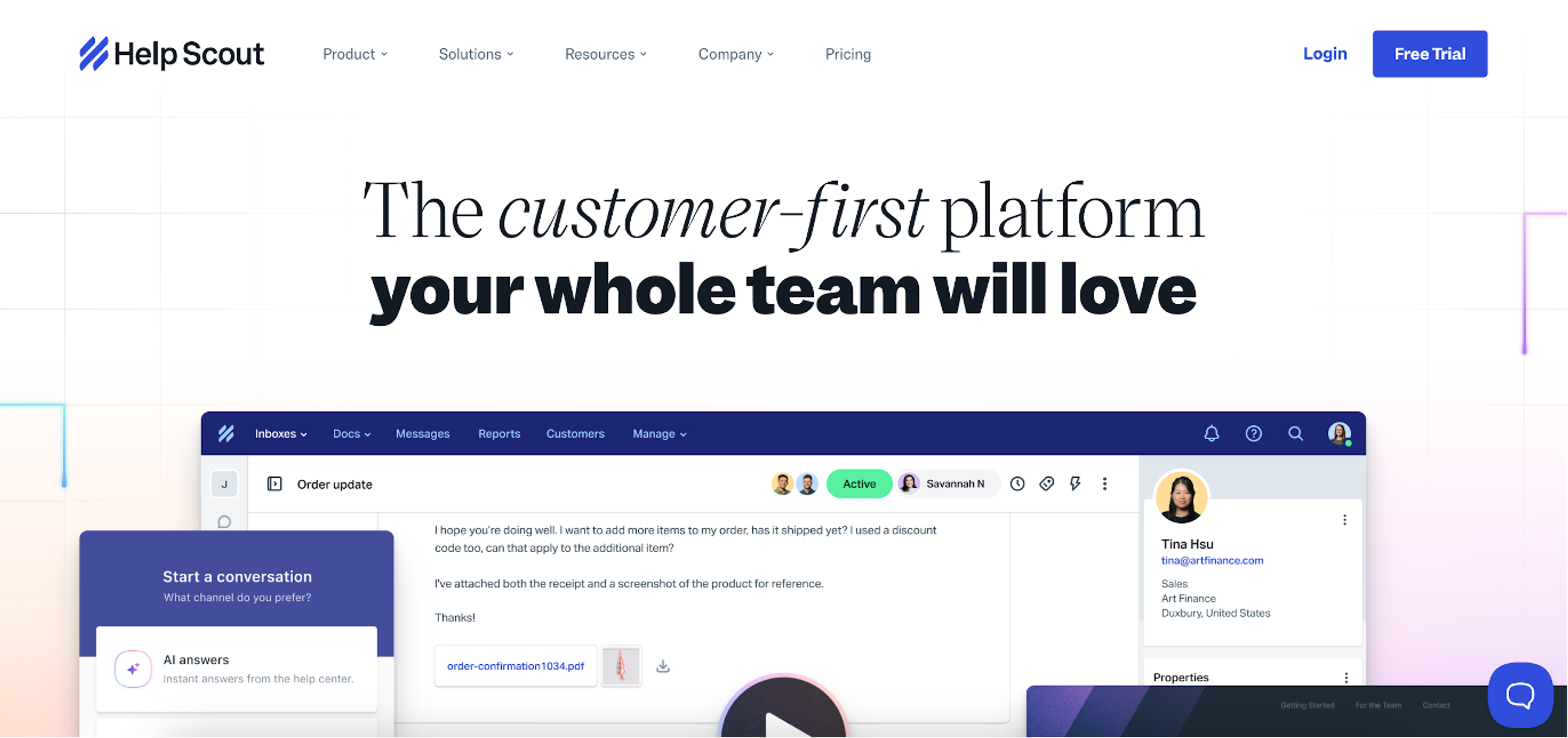Help Scout ecommerce tools