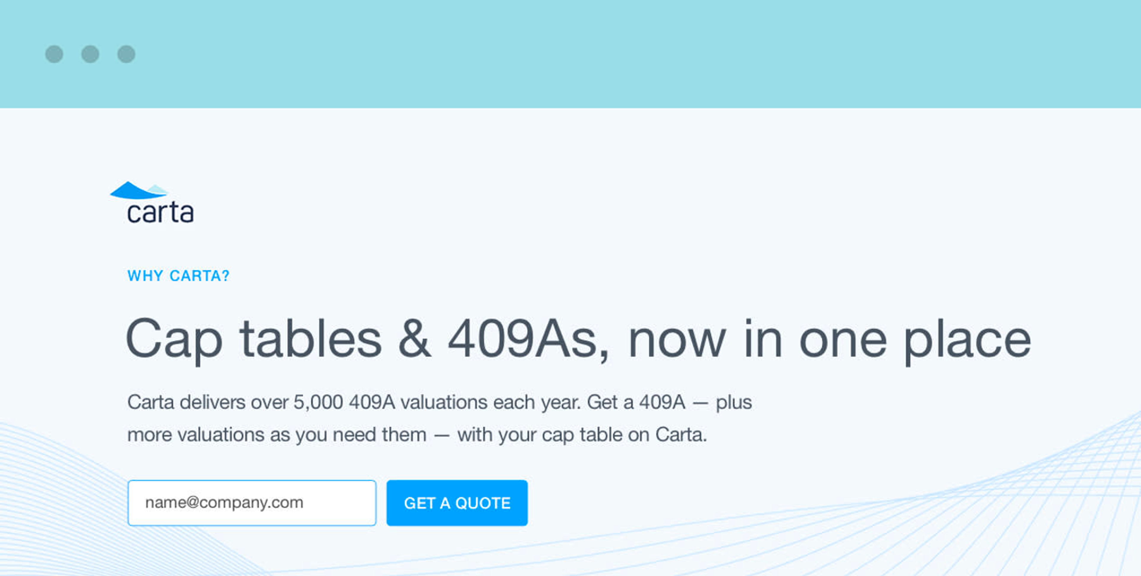 SaaS personalization by Carta