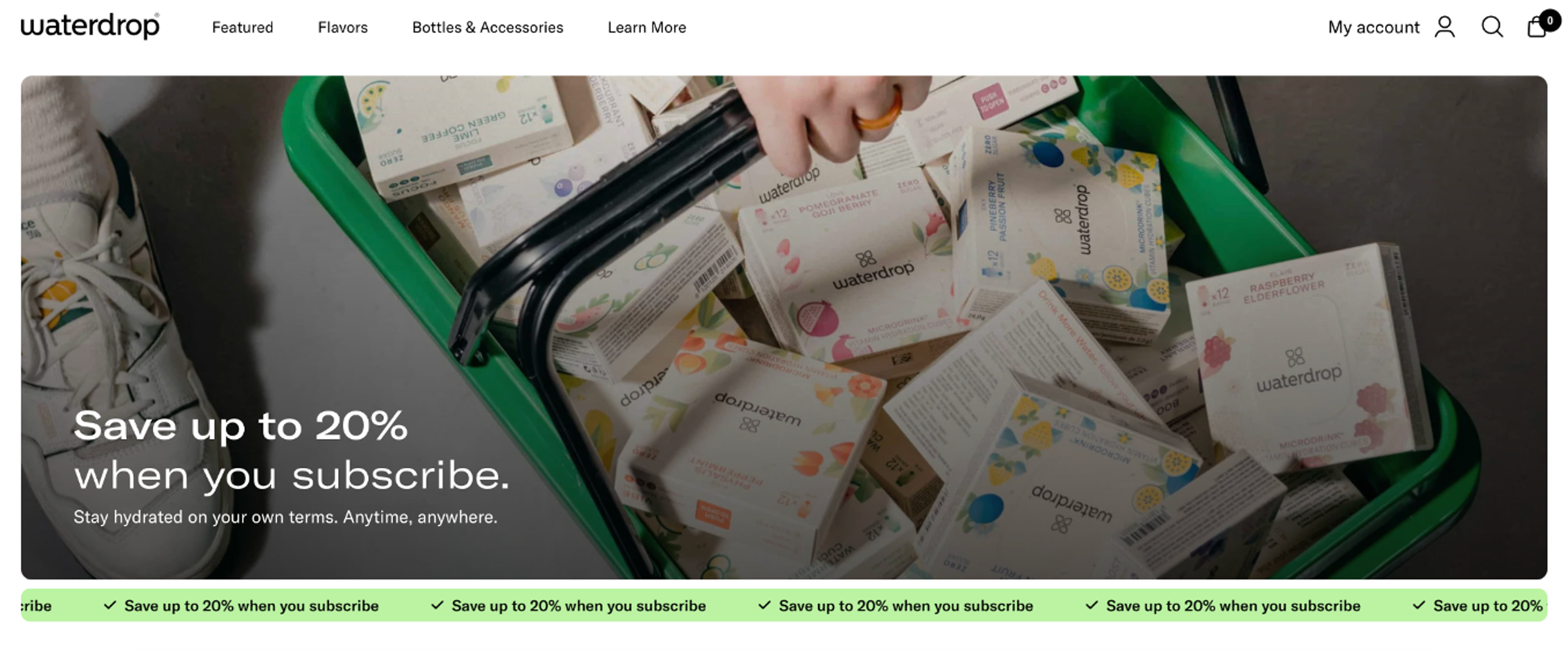 Waterdrop subscription model