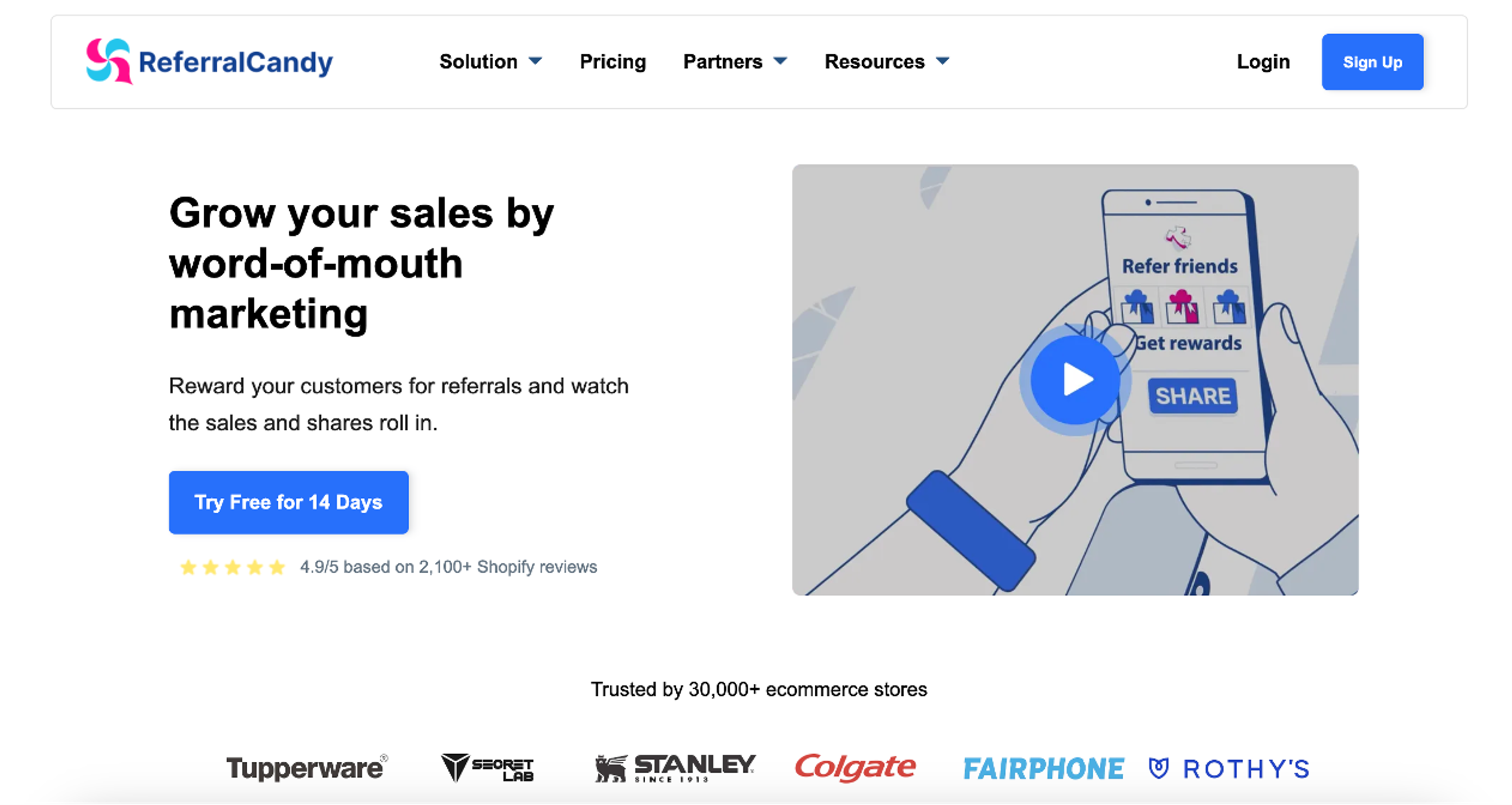 ReferralCandy referral marketing app