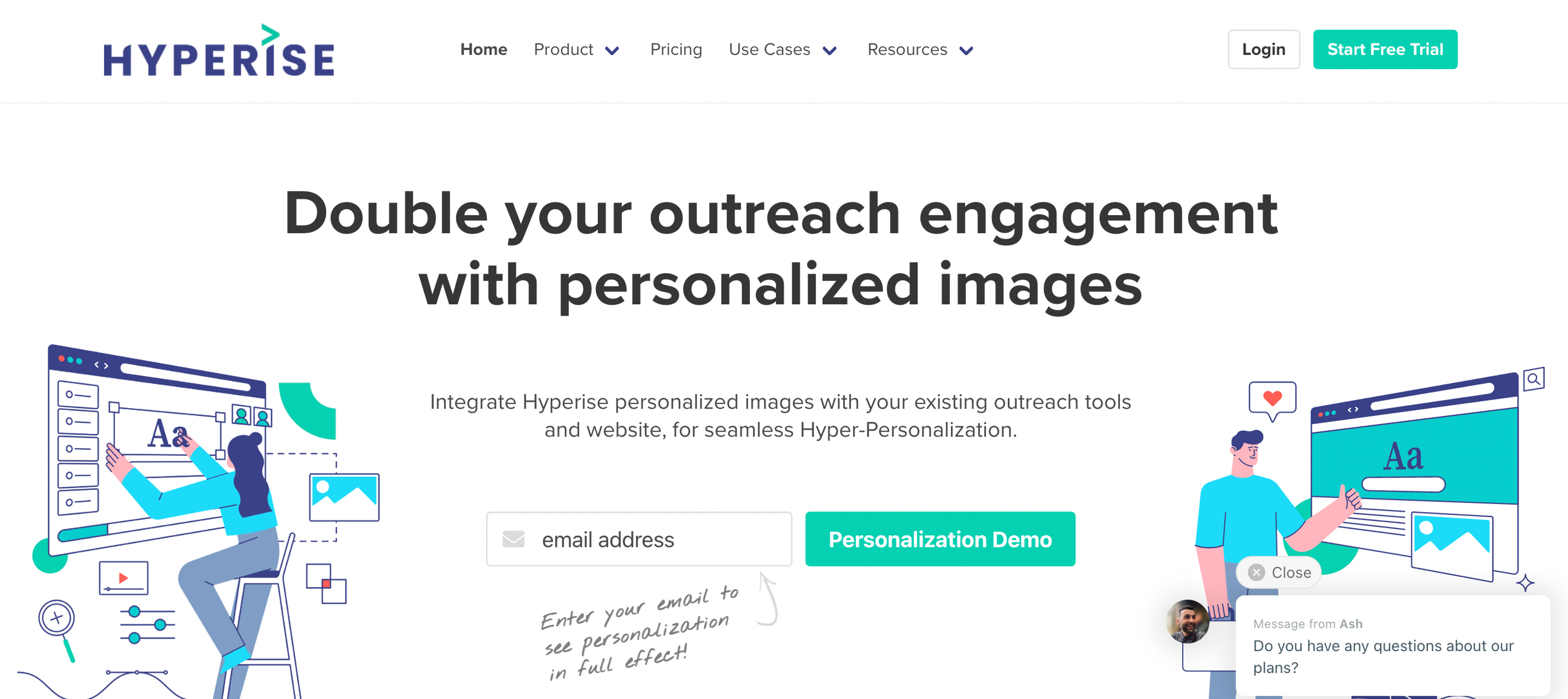 Hyperise content personalization tool