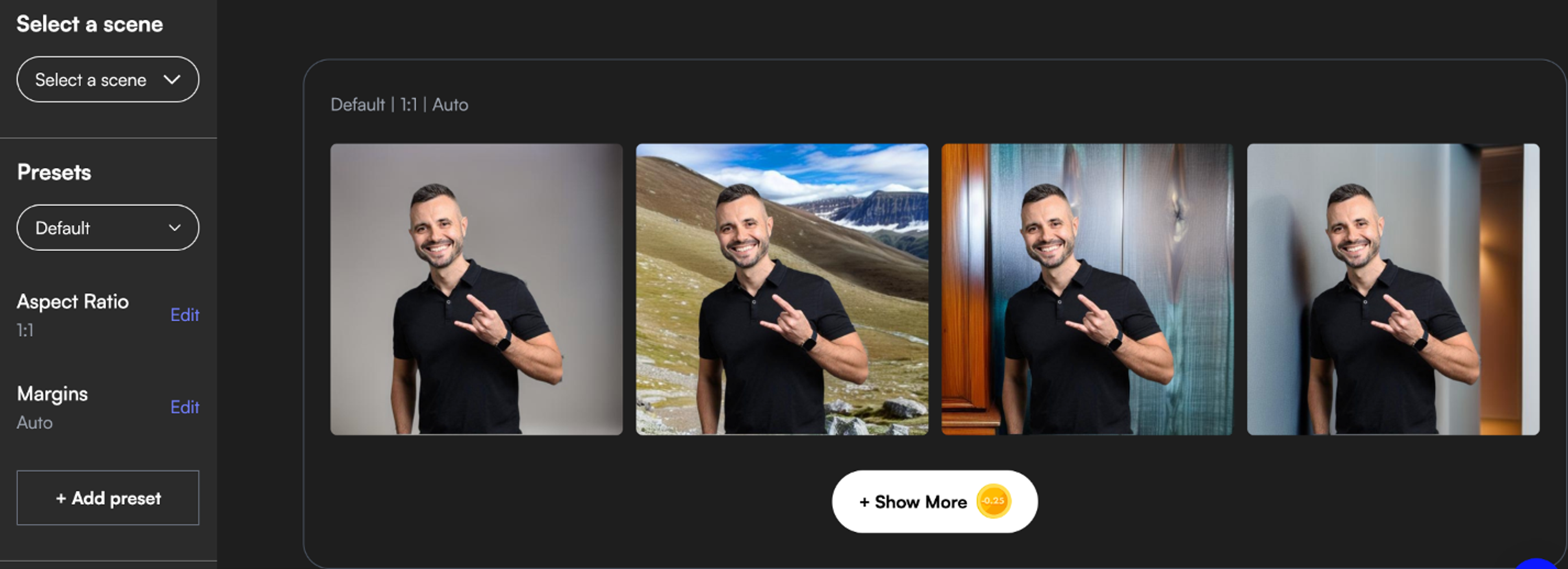 Blend AI image generation tool
