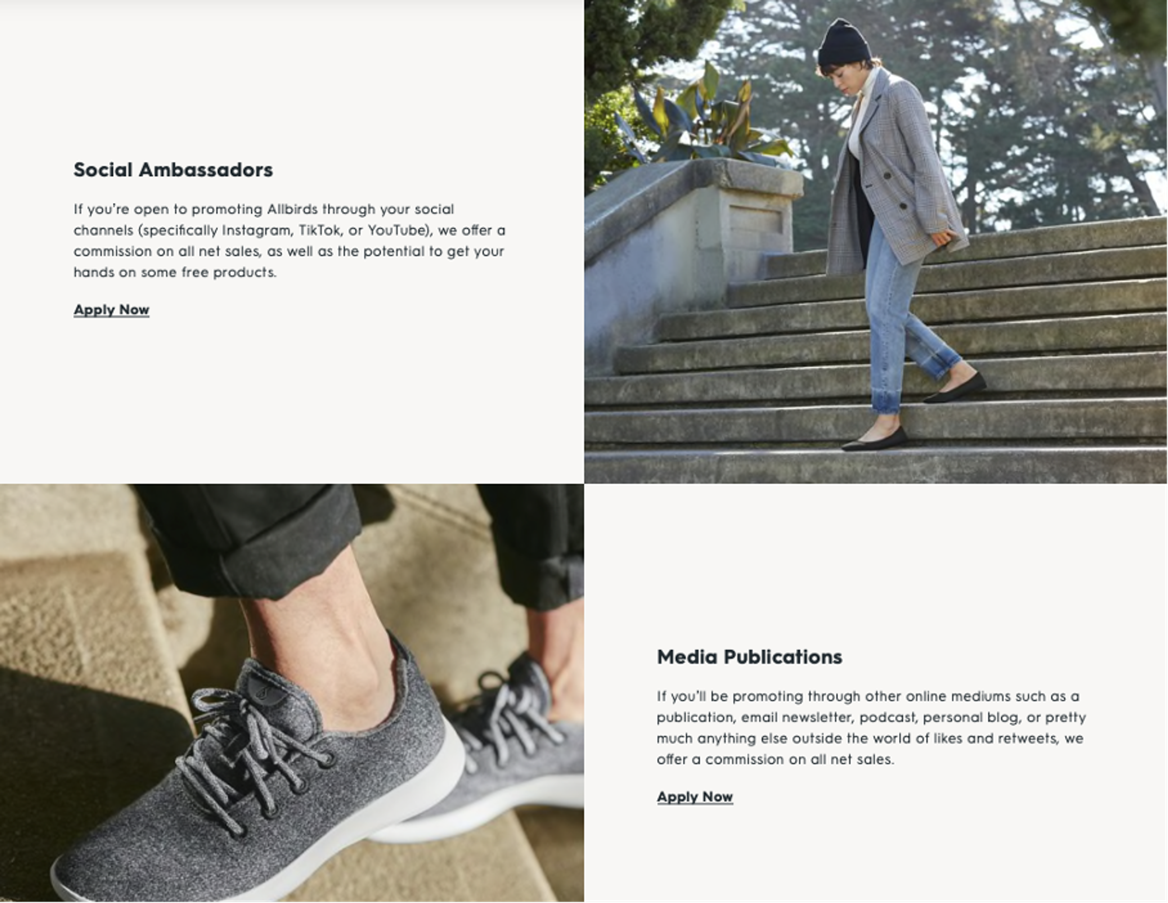 Allbirds affiliate program