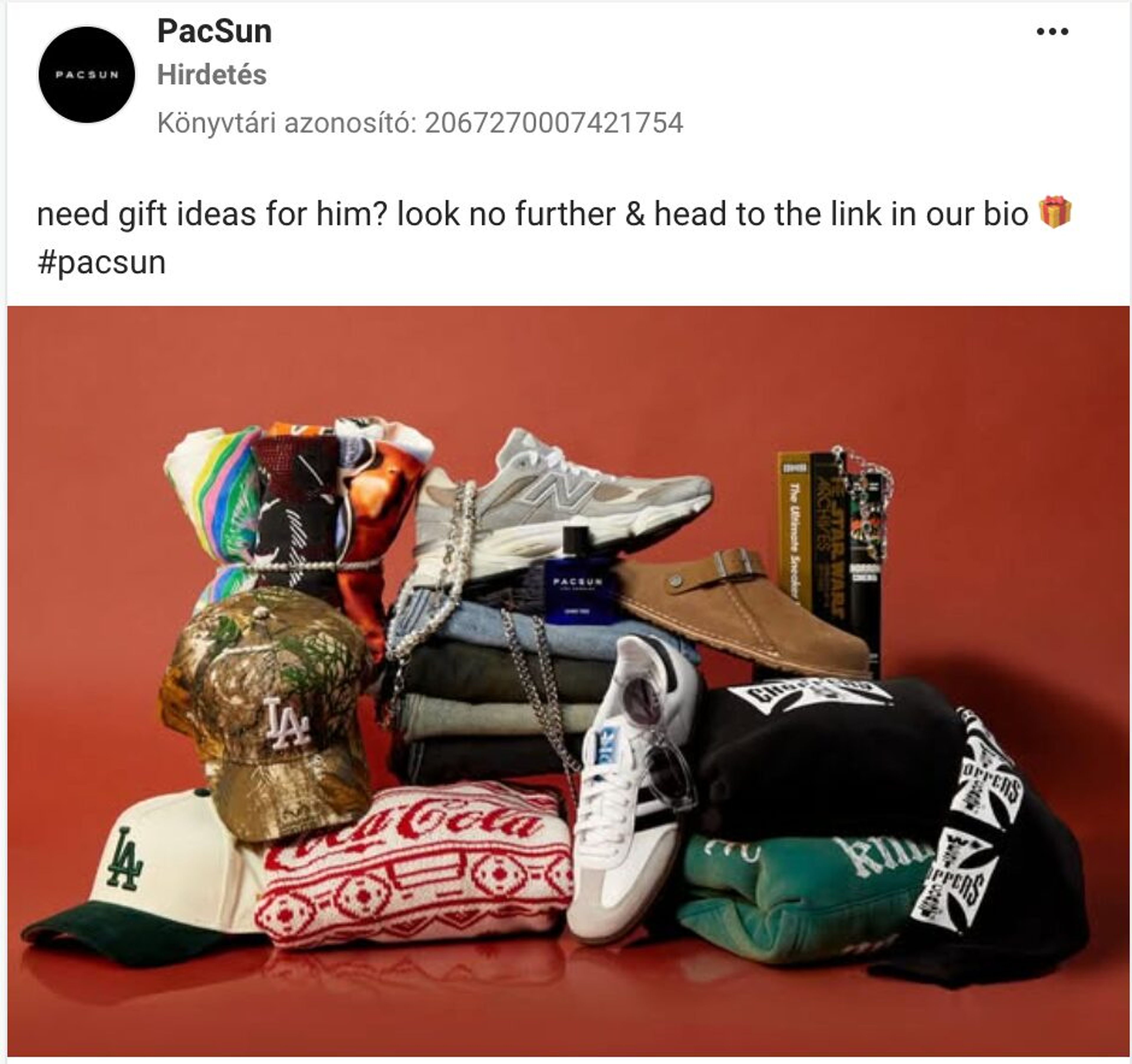Pacsun gift ideas ad