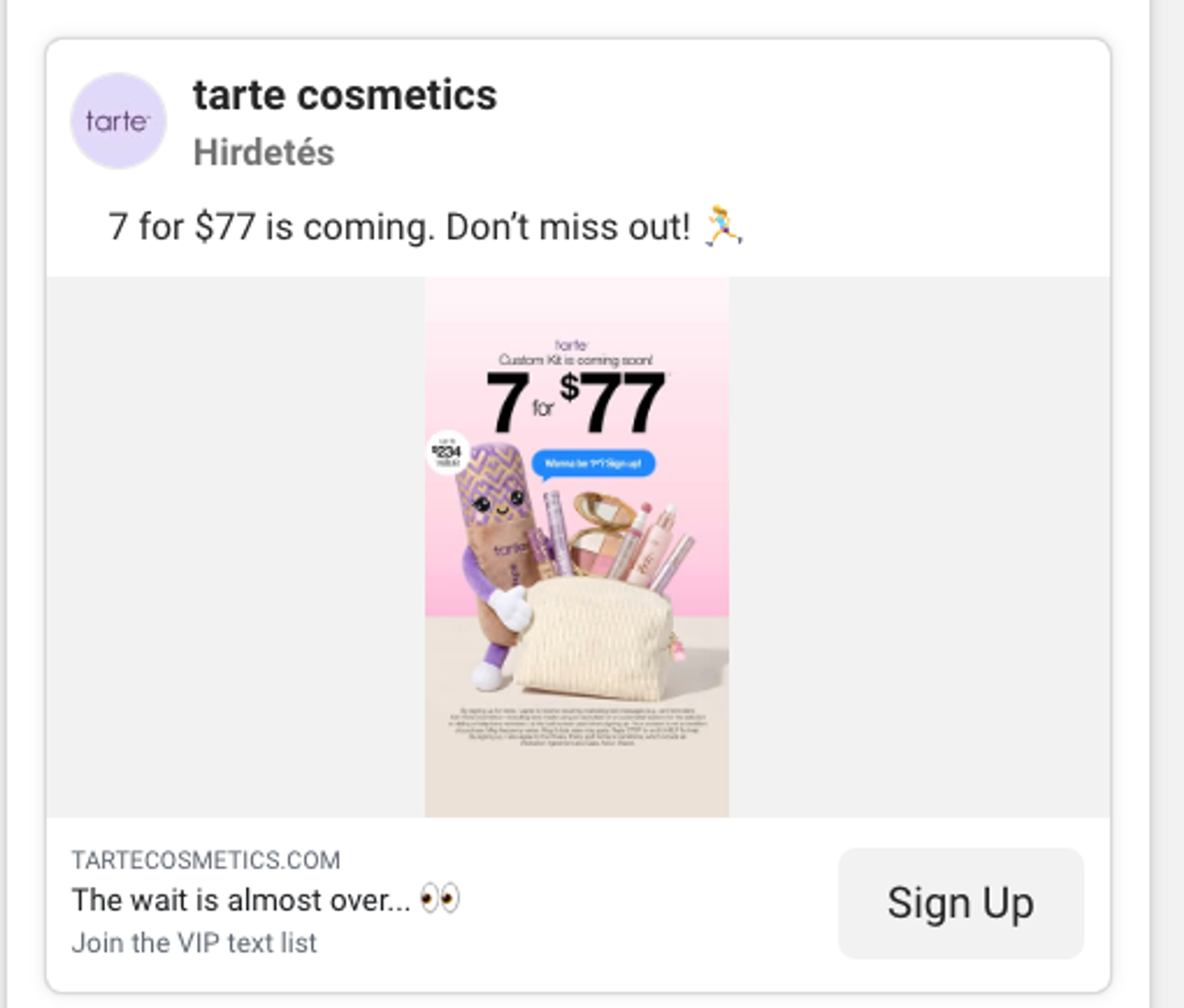 Facebook Ad