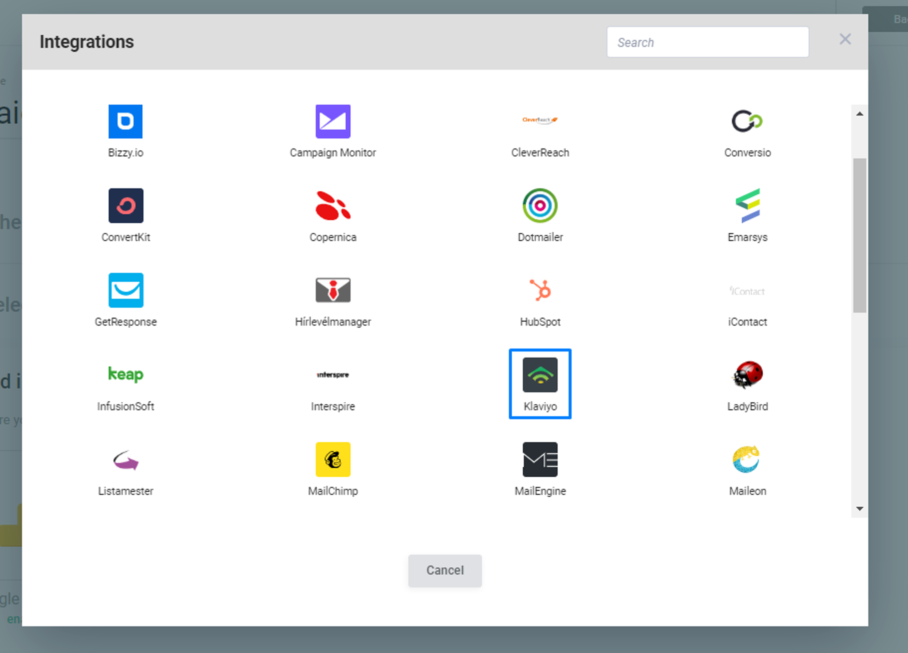 OptiMonk’s Integration Options