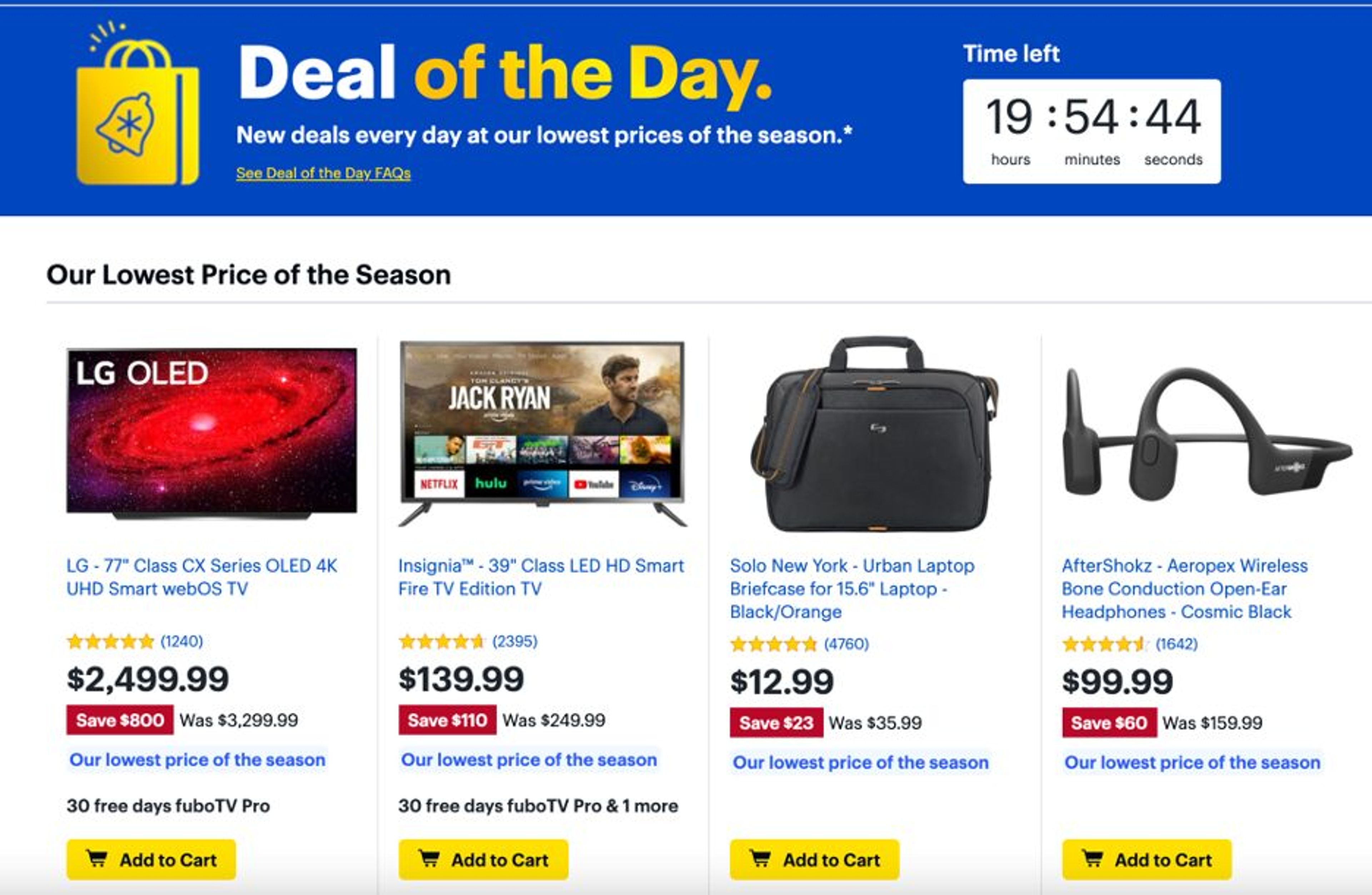 Best Buy personalized recommendations