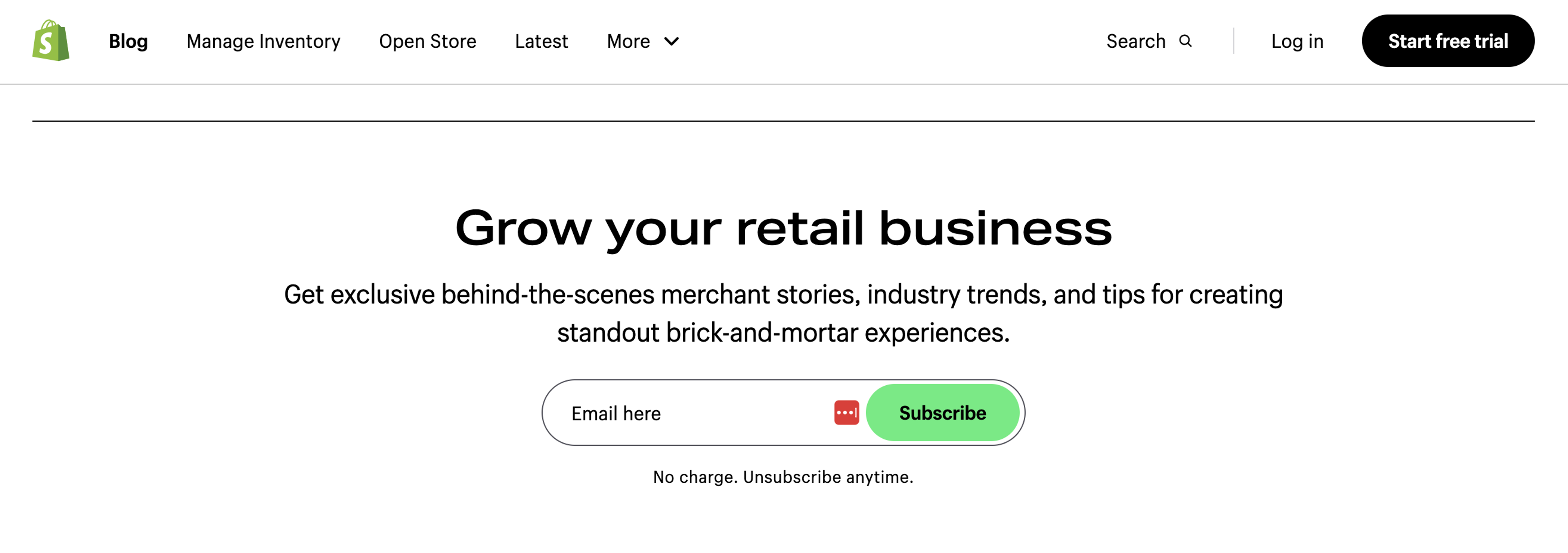 Shopify ecommerce newsletter can get you exclusive industry insights and expert tips for business growth