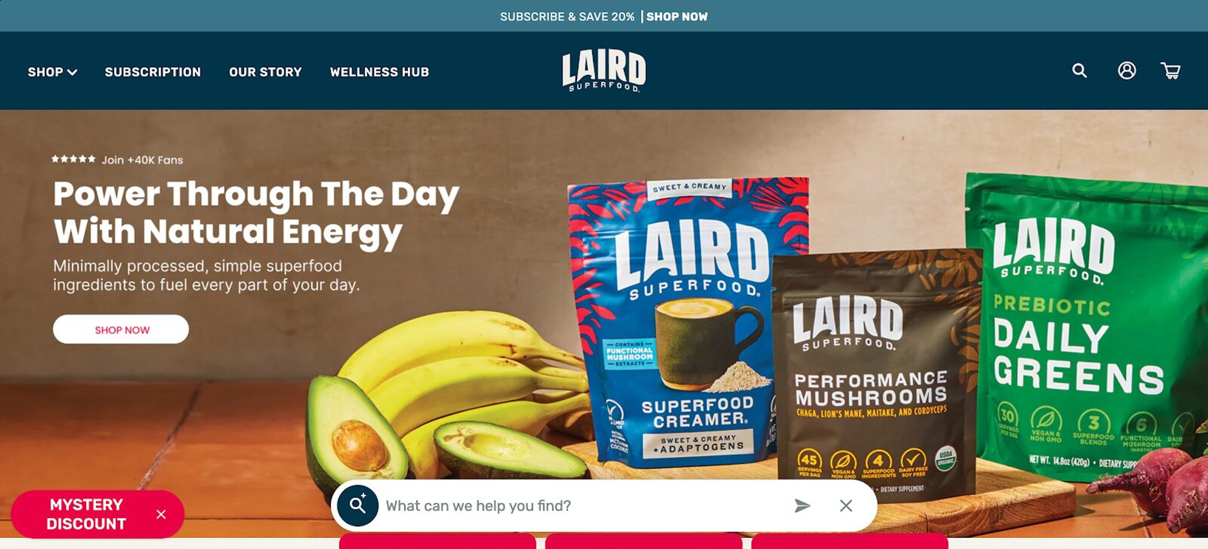 One sentence that communicates the product’s benefit and the brand’s health-focused mission in a powerful, energetic way.